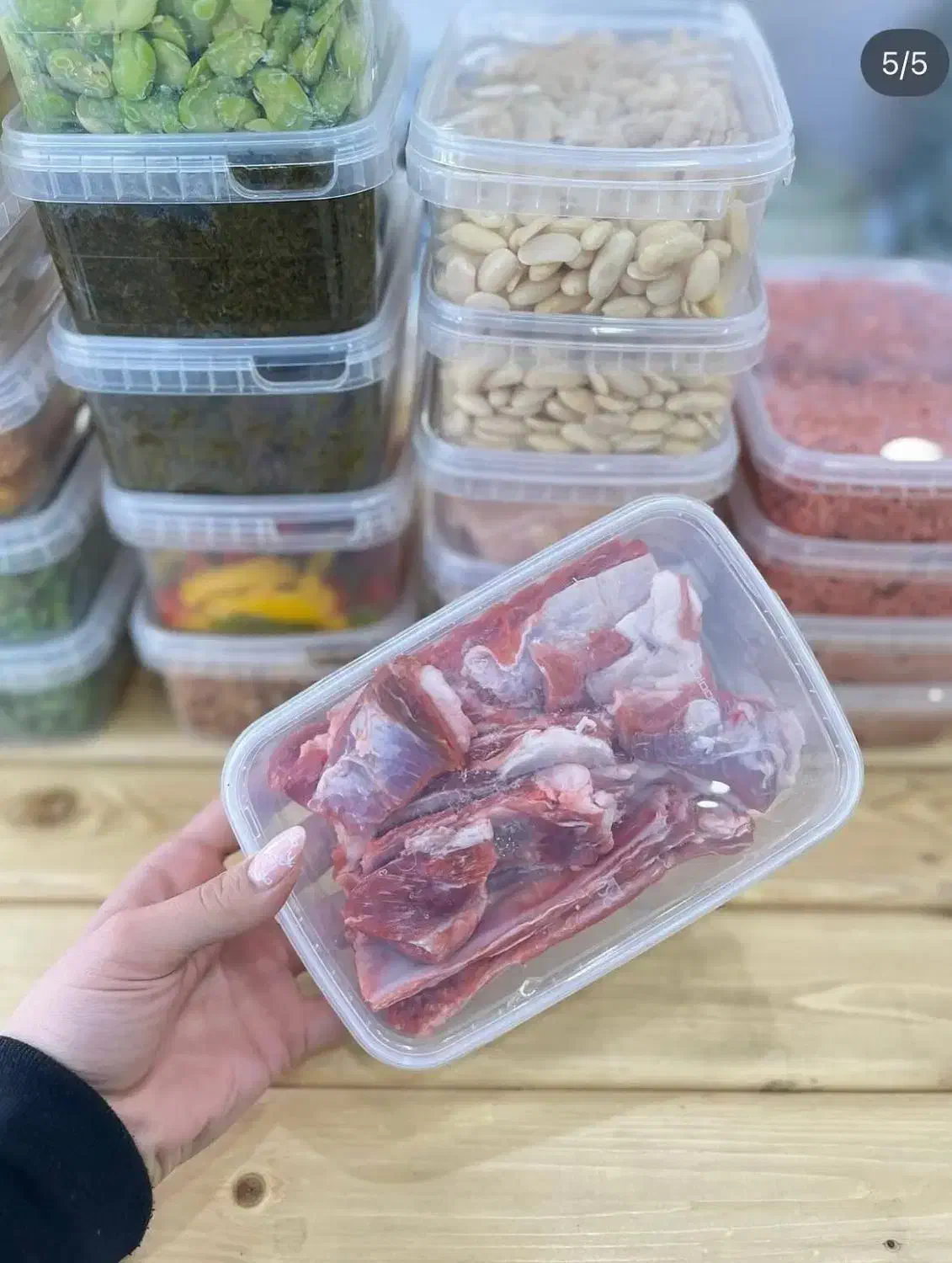 ظرف فریزری درب دار به قمیت کارخانه|ظروف نگهدارنده، پلاستیکی، یکبارمصرف|کازرون, |دیوار