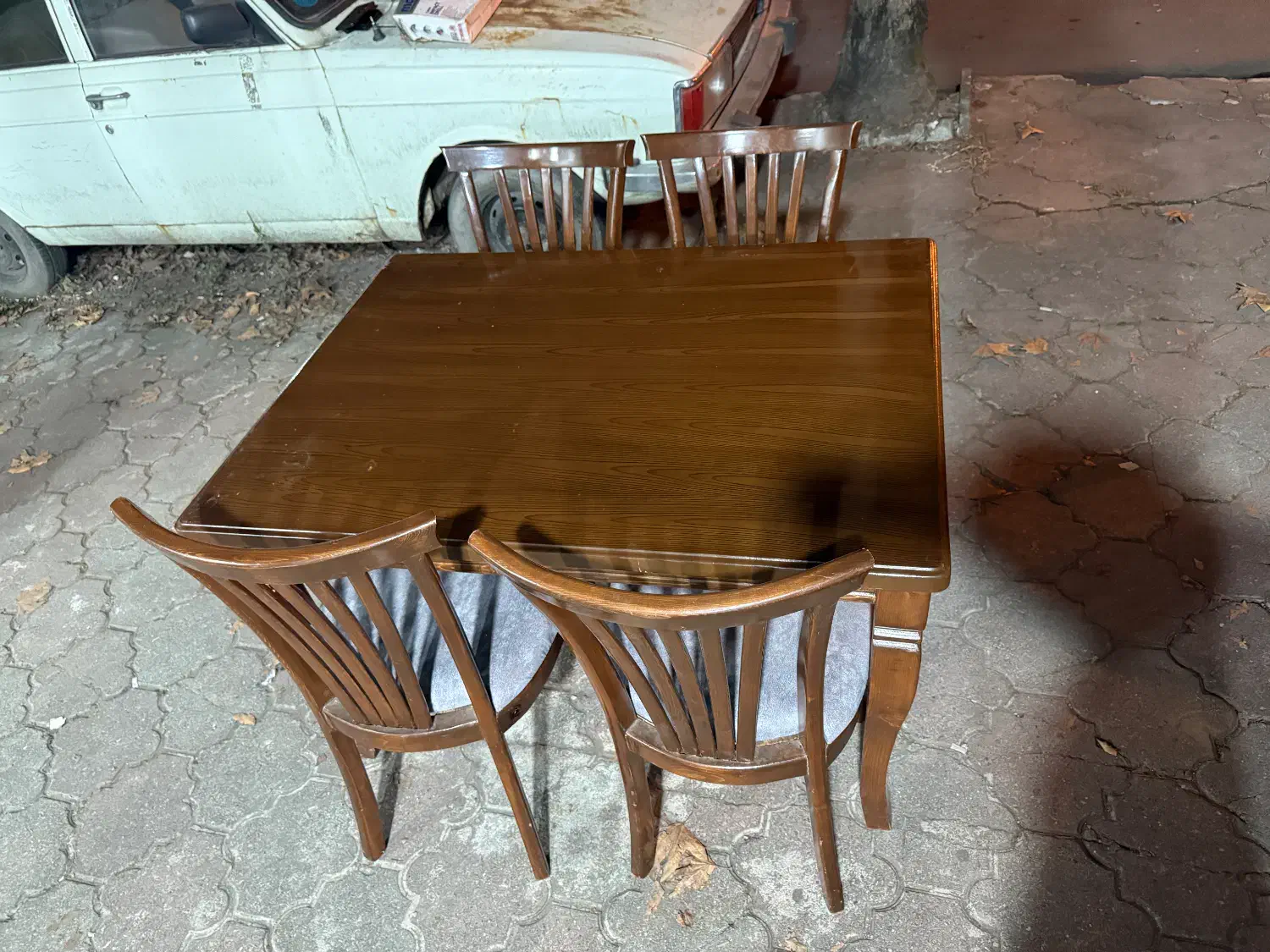 میزنهار خوری ۴نفره|میز و صندلی غذاخوری|لاهیجان, شهرک سلمان فارسی|دیوار