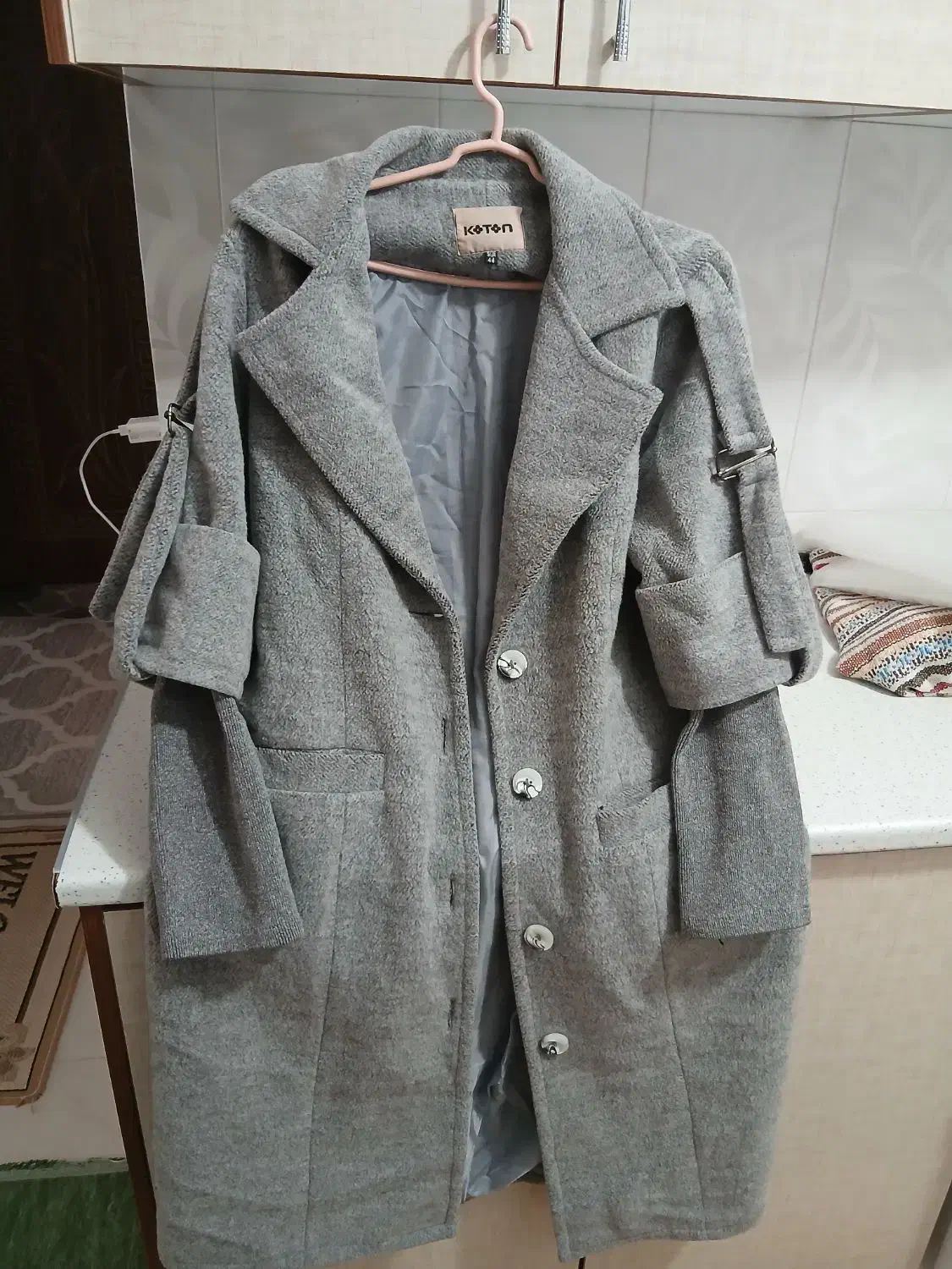 پالتو زنانه کوتون سایز ۴۴|لباس|هشتگرد, شهرک صبا سوله|دیوار