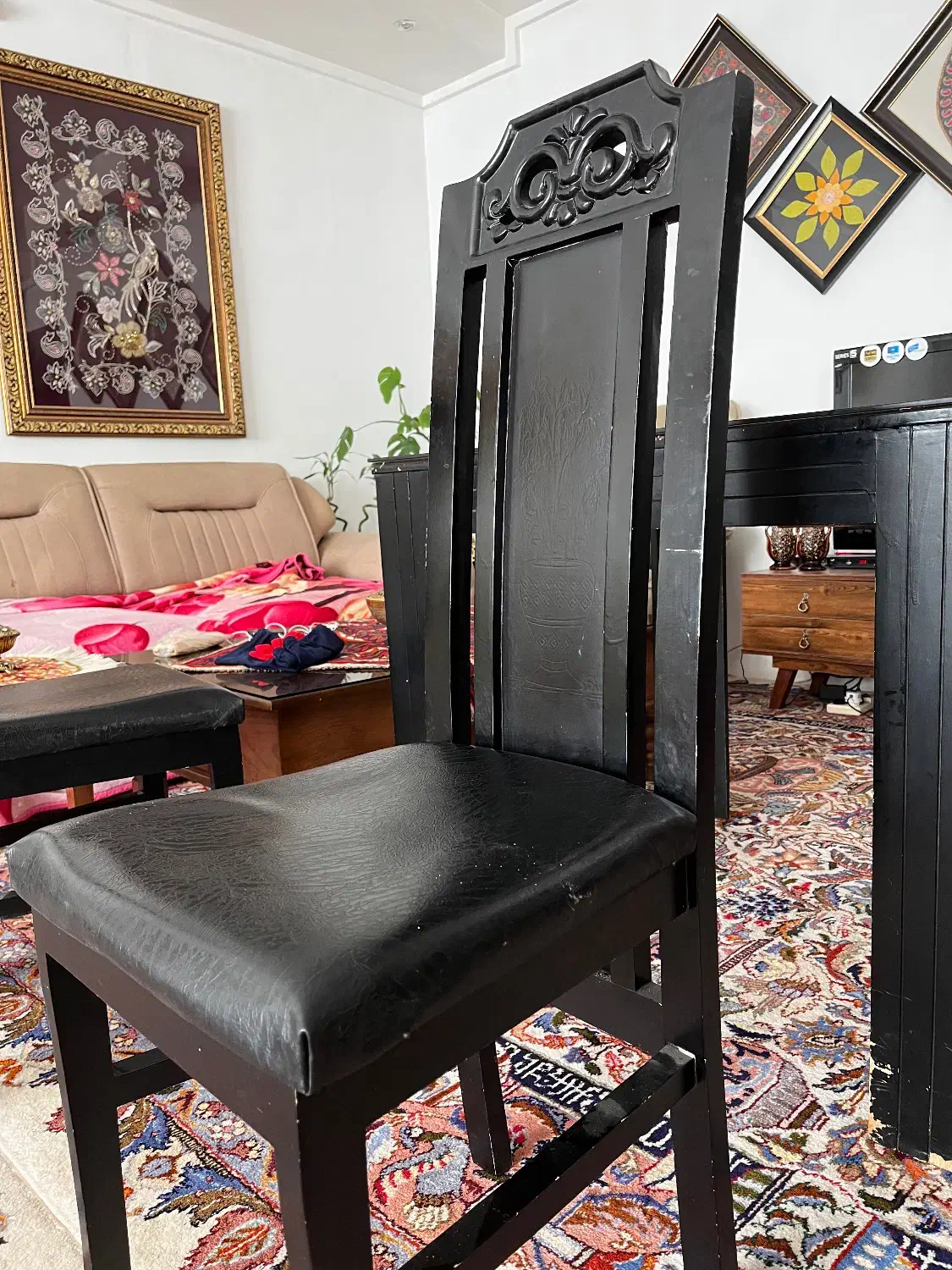 میز ناهارخوری چهار نفره|میز و صندلی غذاخوری|تربتحیدریه, باغ ملی|دیوار