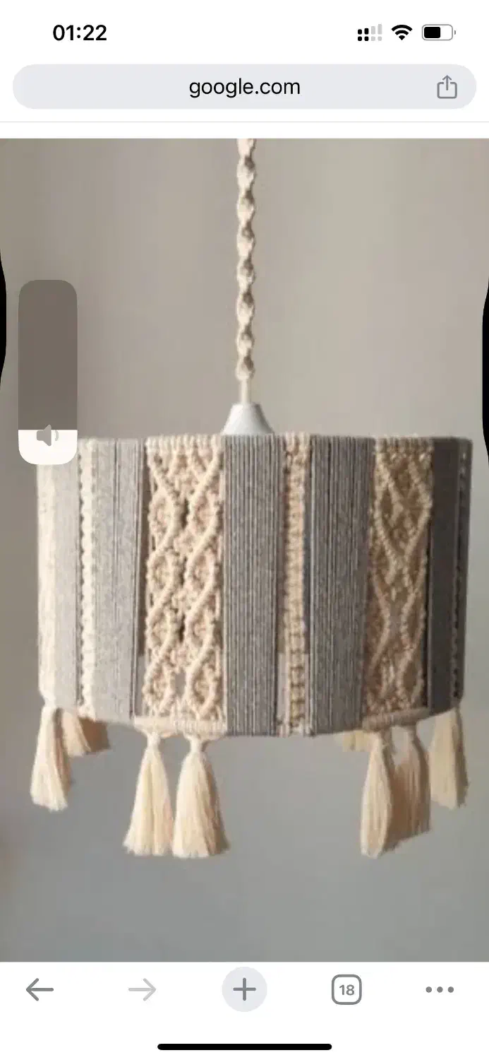 لوستر  مکرومه|لوستر و چراغ آویز|تهران, دکتر هوشیار|دیوار