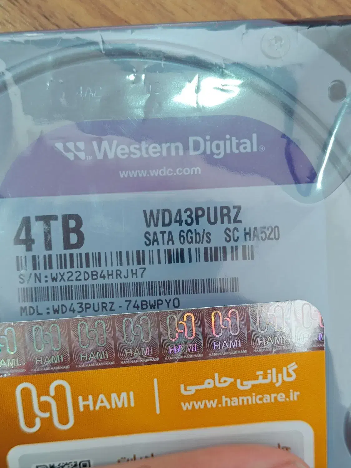 هارد ۴ ترابایت وسترن دیجیتال آک همراه باگارانتی|قطعات و لوازم جانبی رایانه|اندیمشک, |دیوار