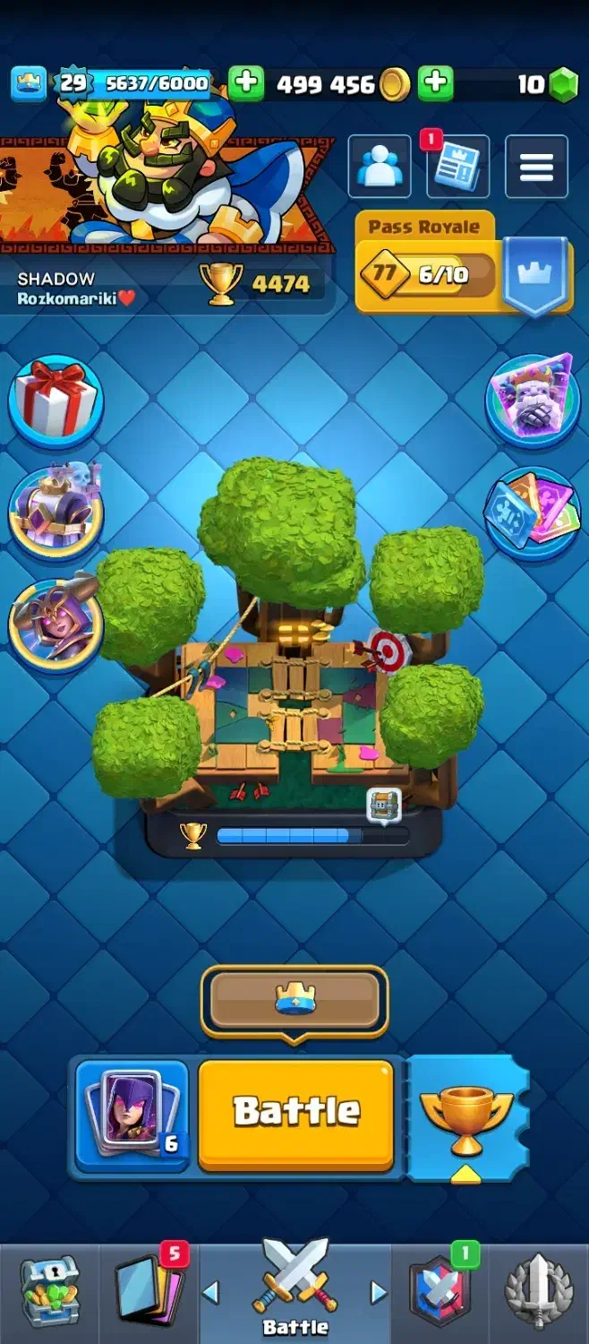 اکانت کلش رویال ۶۰۰ فقط حضوری|کنسول، بازی ویدئویی و آنلاین|بستان آباد, |دیوار