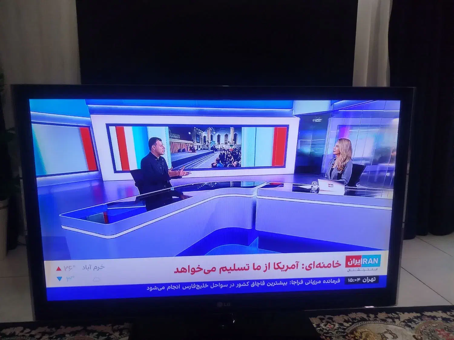 تلویزیون ال ای دی الجی 42اینج هوشمند|تلویزیون و پروژکتور|چهاردانگه (تهران), |دیوار