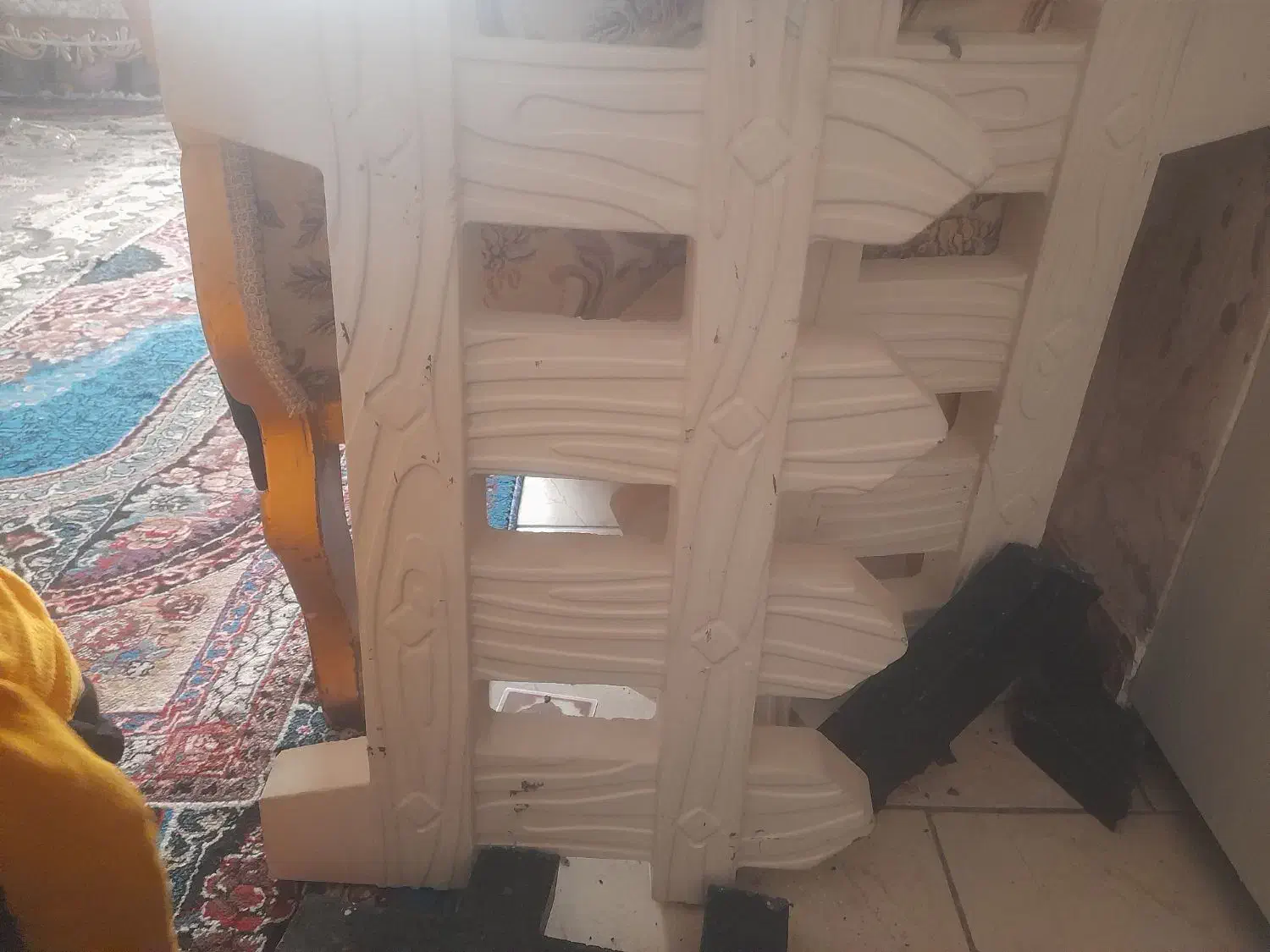 نرده سنگی باغچه جفت سالم درحدنو زیرقیمت|مصالح و تجهیزات ساختمان|فردیس, شهرک شهید حسینی|دیوار