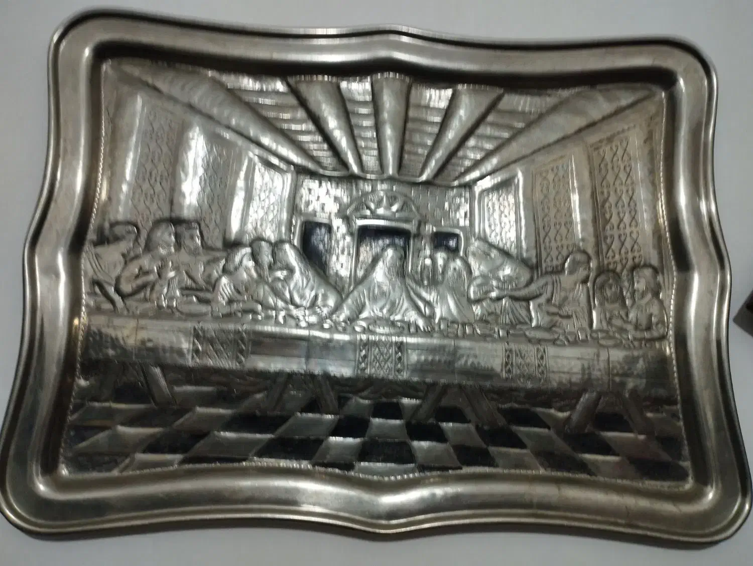 سینی قدیمی|کلکسیون اشیاء عتیقه|خرمآباد, |دیوار