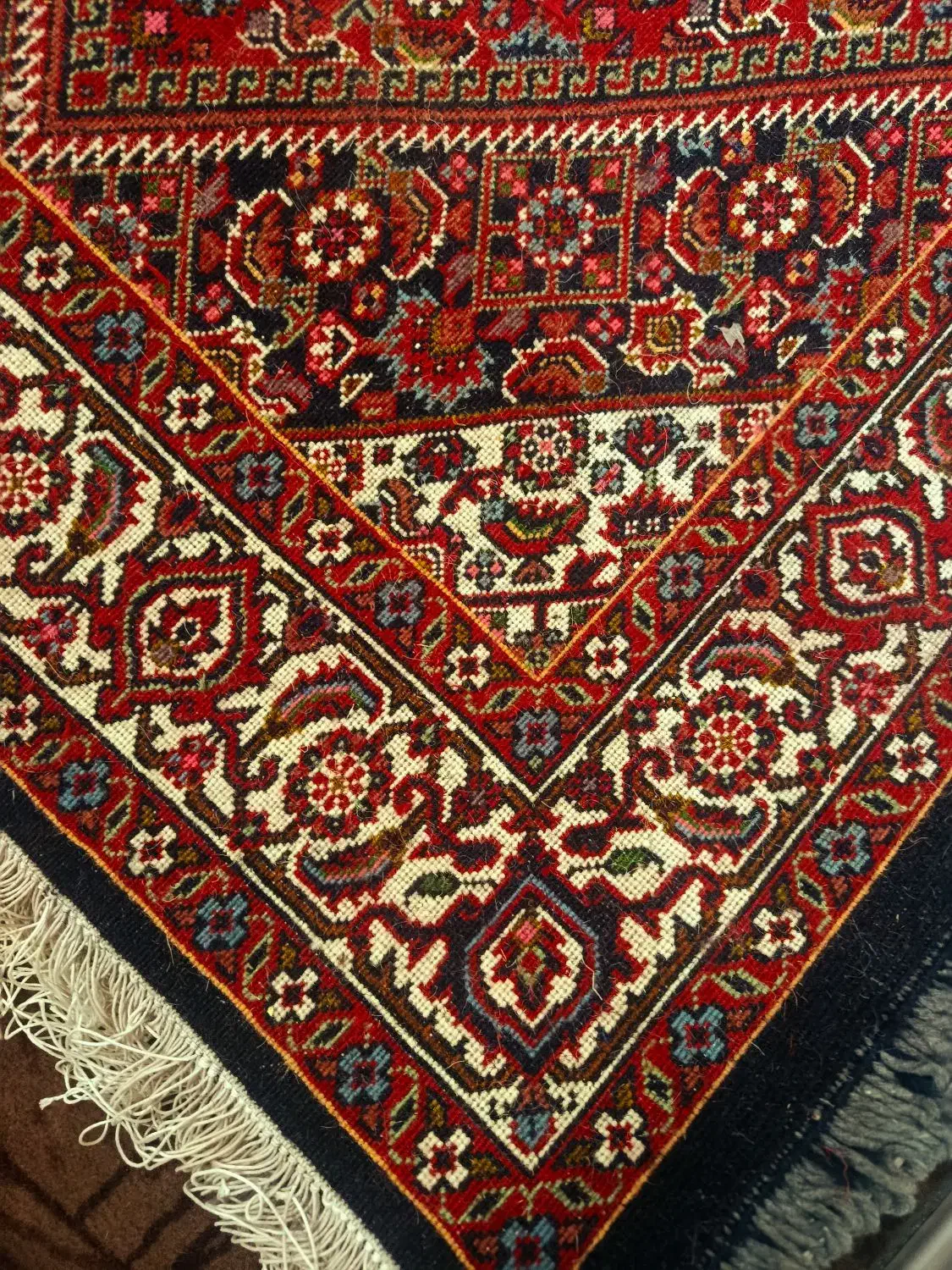 دست بافت ریز ماهی افشار|فرش|ایجرود, |دیوار