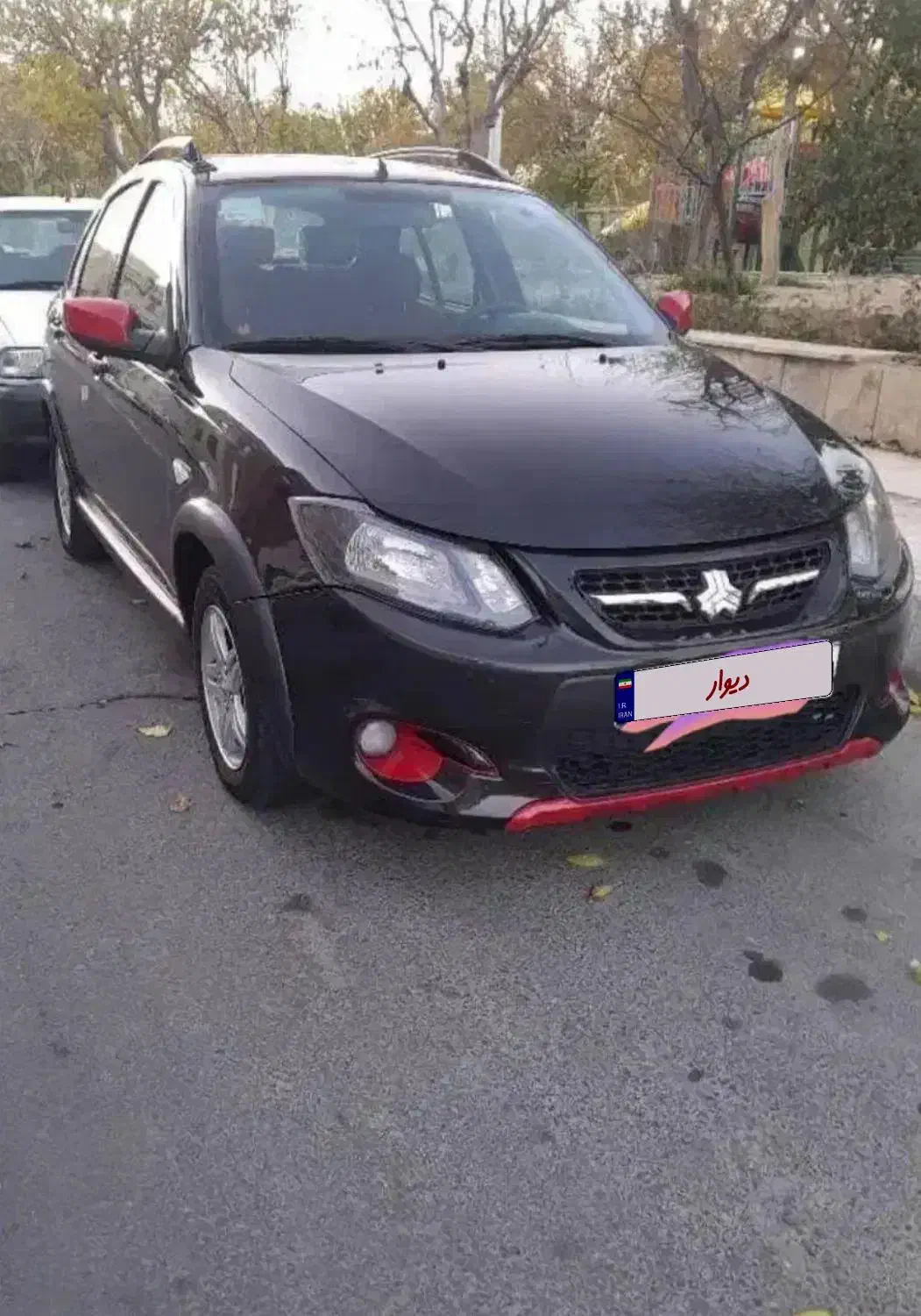 کوئیک r مشکی قرمز|خودرو سواری و وانت|رستم‌آباد, |دیوار