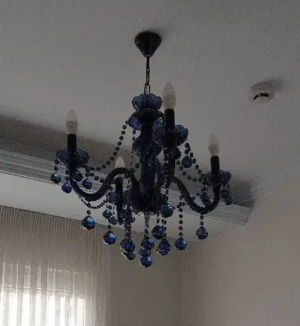 لوستر باکاراد سورمه ای|لوستر و چراغ آویز|تهران, تهران‌نو|دیوار