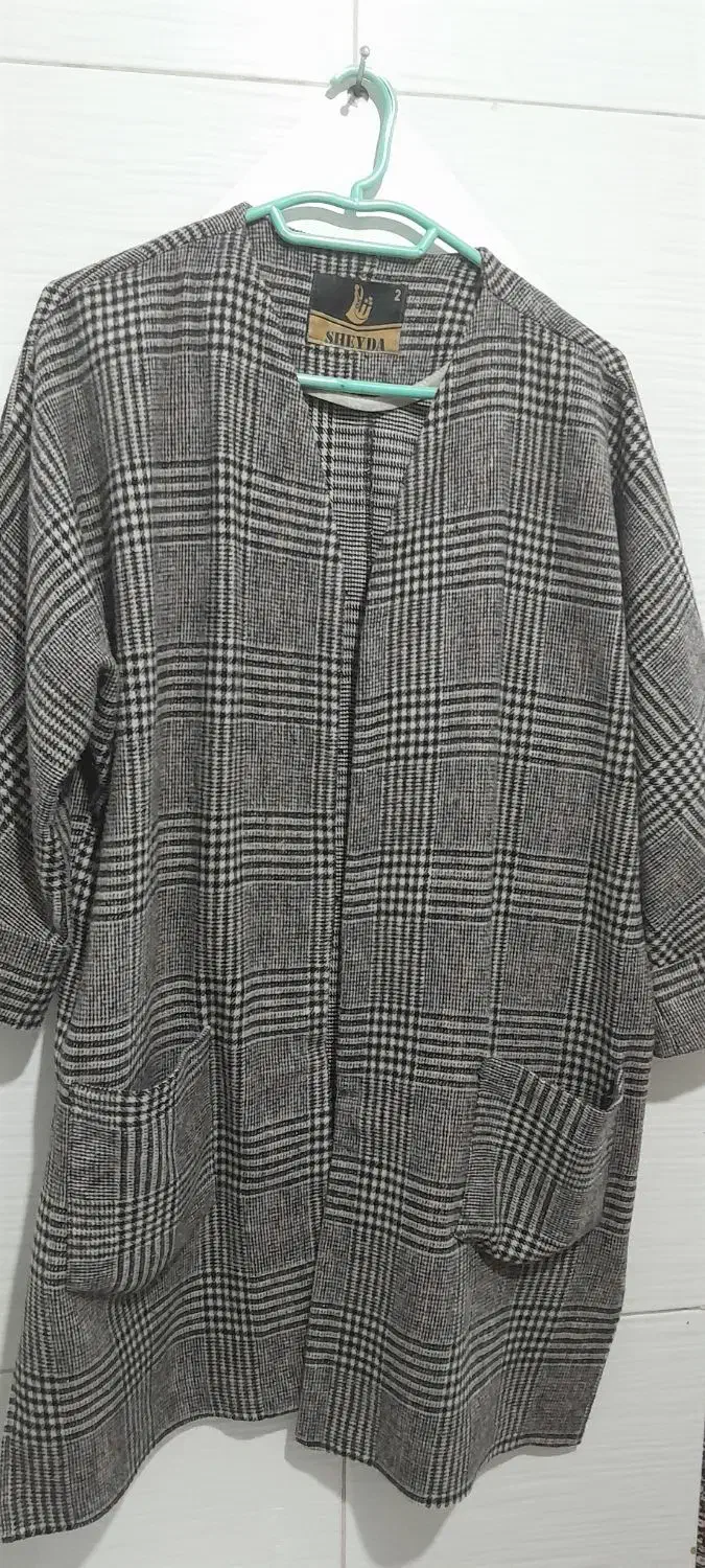 پالتو شیک چهارخونه|لباس|فیروزآباد, |دیوار