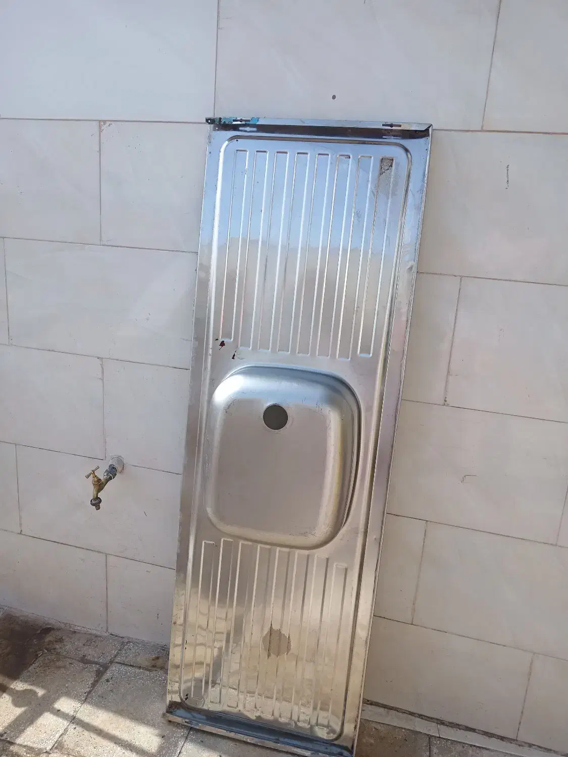 سینک ظرفشویی|آب‌چکان و نظم‌دهنده ظروف|سبزوار, میدان بار|دیوار