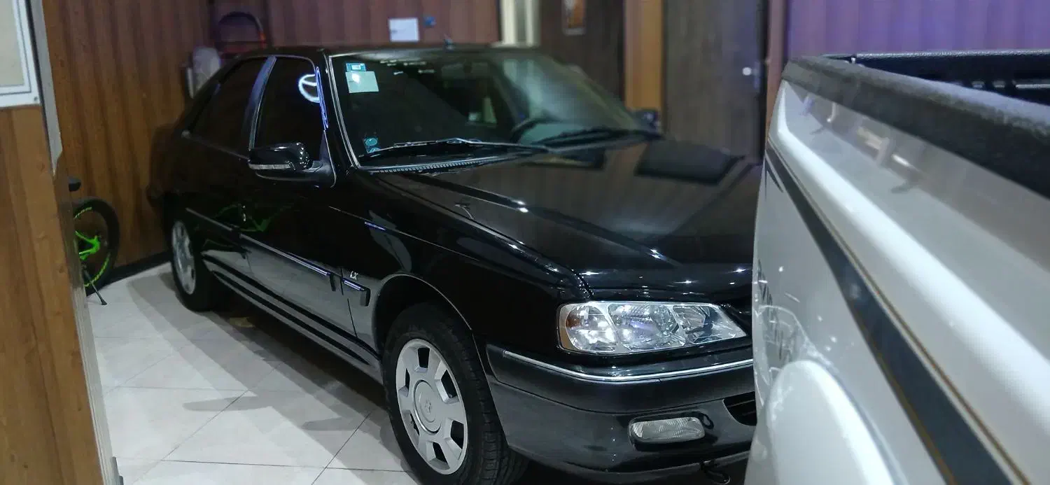 پارس مشکی موتورجدید xu7p(سیمی استثنایی 1402)|خودرو سواری و وانت|شیراز, باغ تخت|دیوار