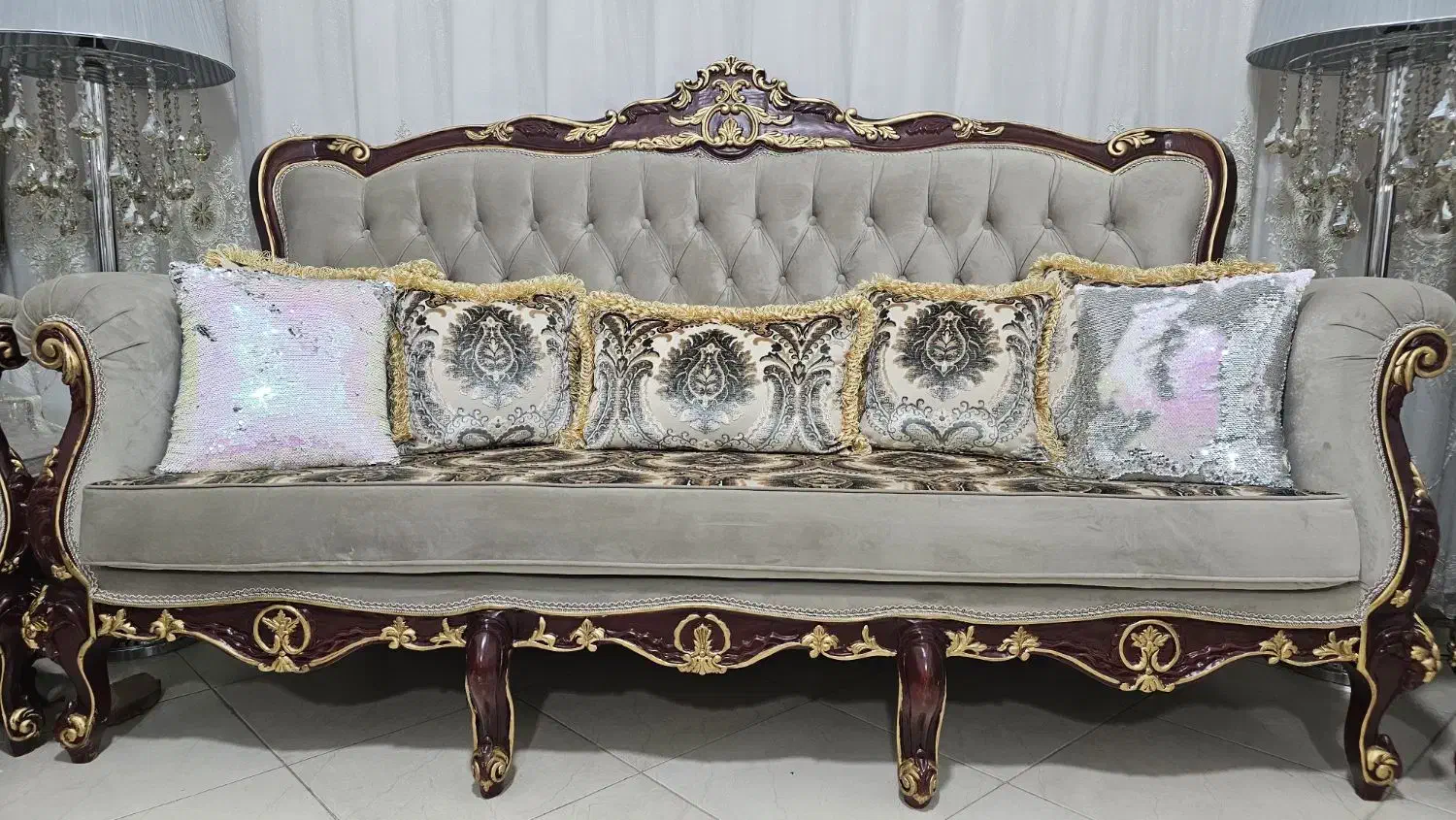 مبلمان ۹ نفره|مبلمان خانگی و میز عسلی|رباطکریم, رباطکریم|دیوار