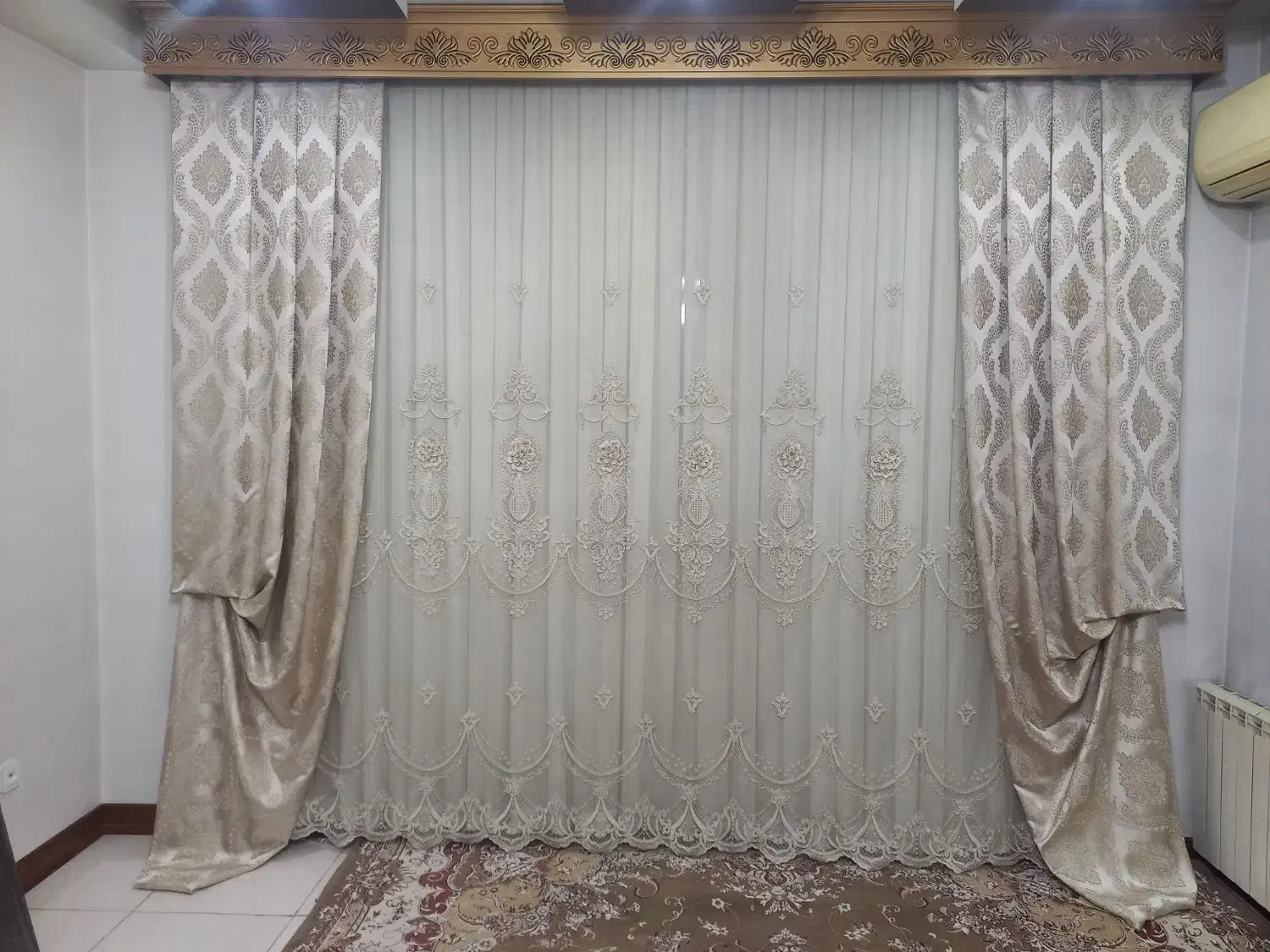 پرده سلطنتی|پرده، رانر، رومیزی|اندیشه, شهرک مریم|دیوار