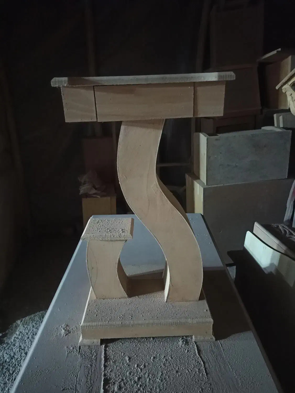 میز تلفن چوبی|میز تلفن|اصفهان, شیخ طوسی|دیوار