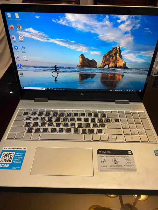 لب تاپ hp مدل ENVY x360 بسیار تمیز و کاملا سالم|رایانه همراه|تهران, ونک|دیوار