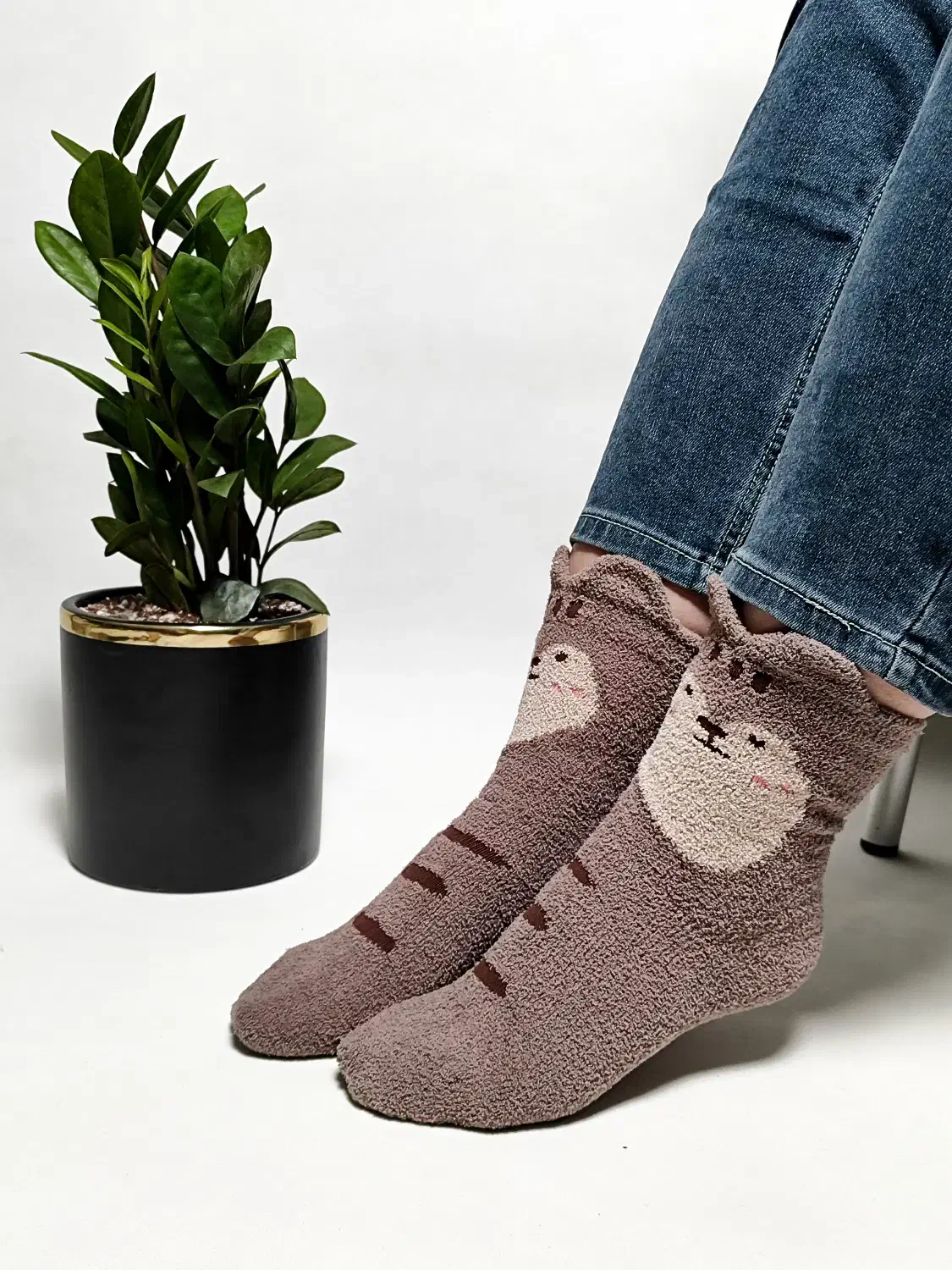 جوراب طرح خرسی پشمالو|لباس|قم, پردیسان|دیوار