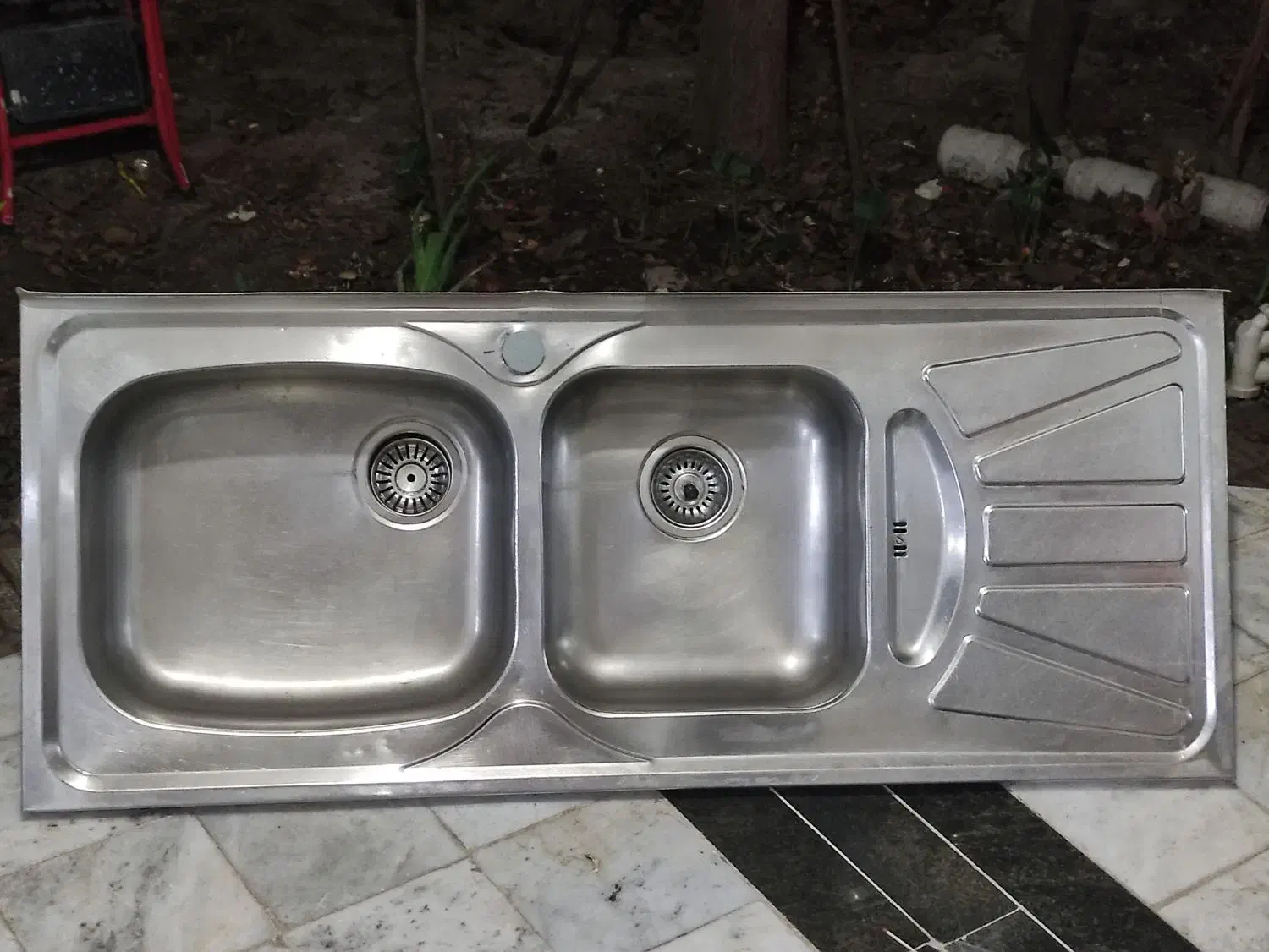 سینک ظرفشویی دوقلو-هود اشپزخانه-درب چوبی|هود|فاضل آباد, |دیوار