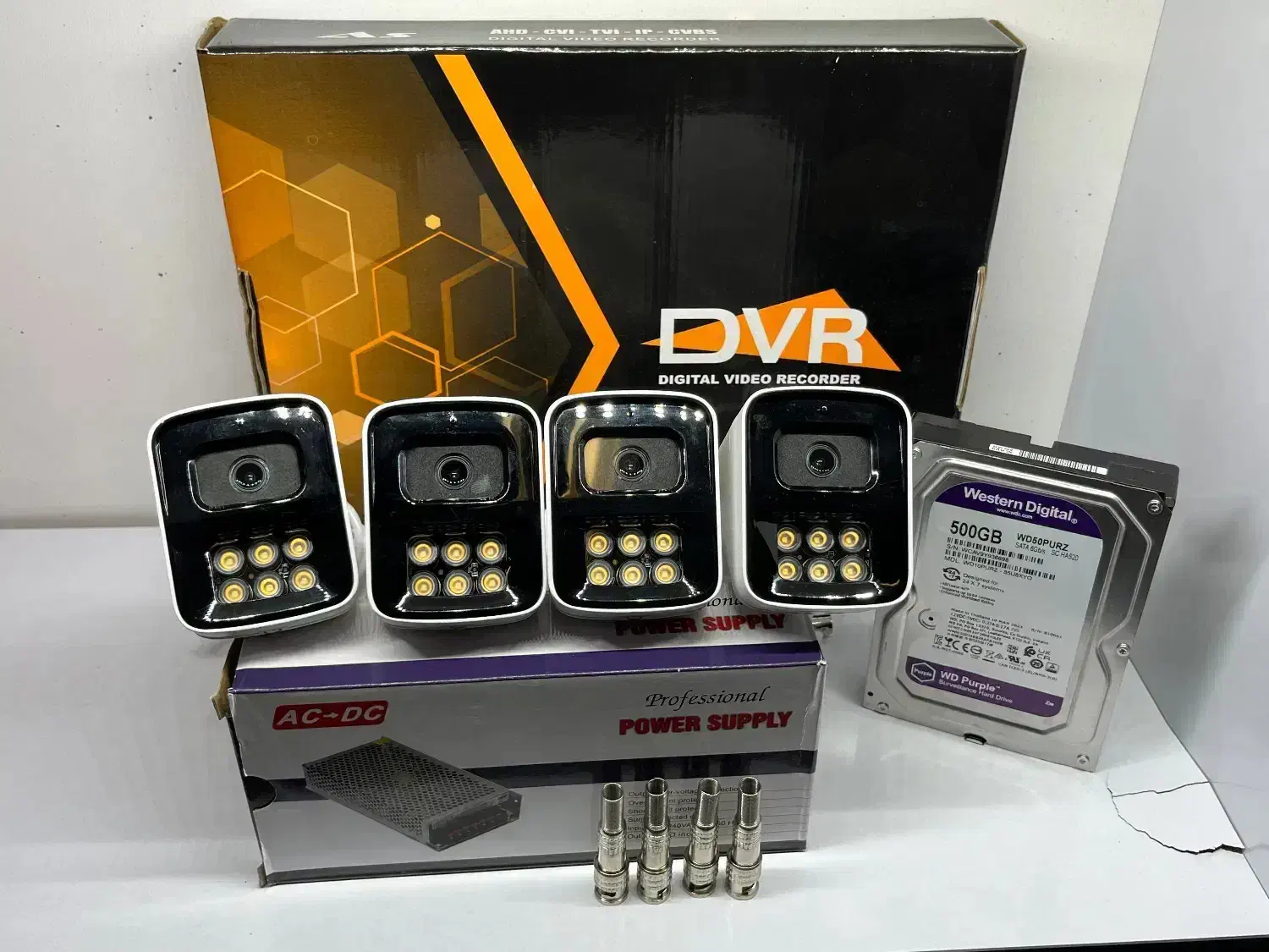 پکیج آماده نصب دوربین مداربسته (با گارانتی طلایی)|دوربین مداربسته|هشتگرد, هشتگرد قدیم|دیوار