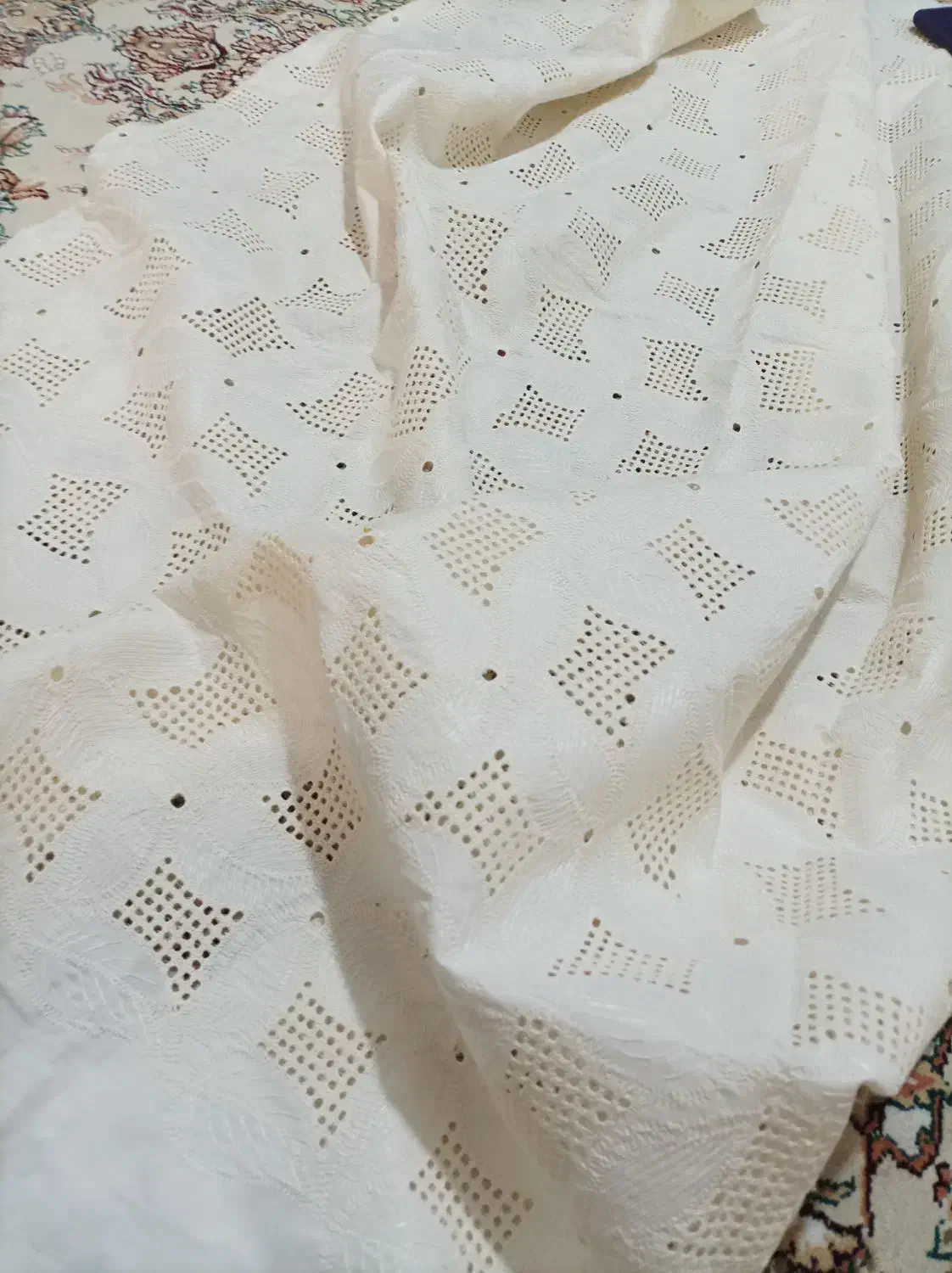 پارچه فوتر خامه دوزی سانتانا چرم|لباس|تهران, خواجه نظام الملک|دیوار