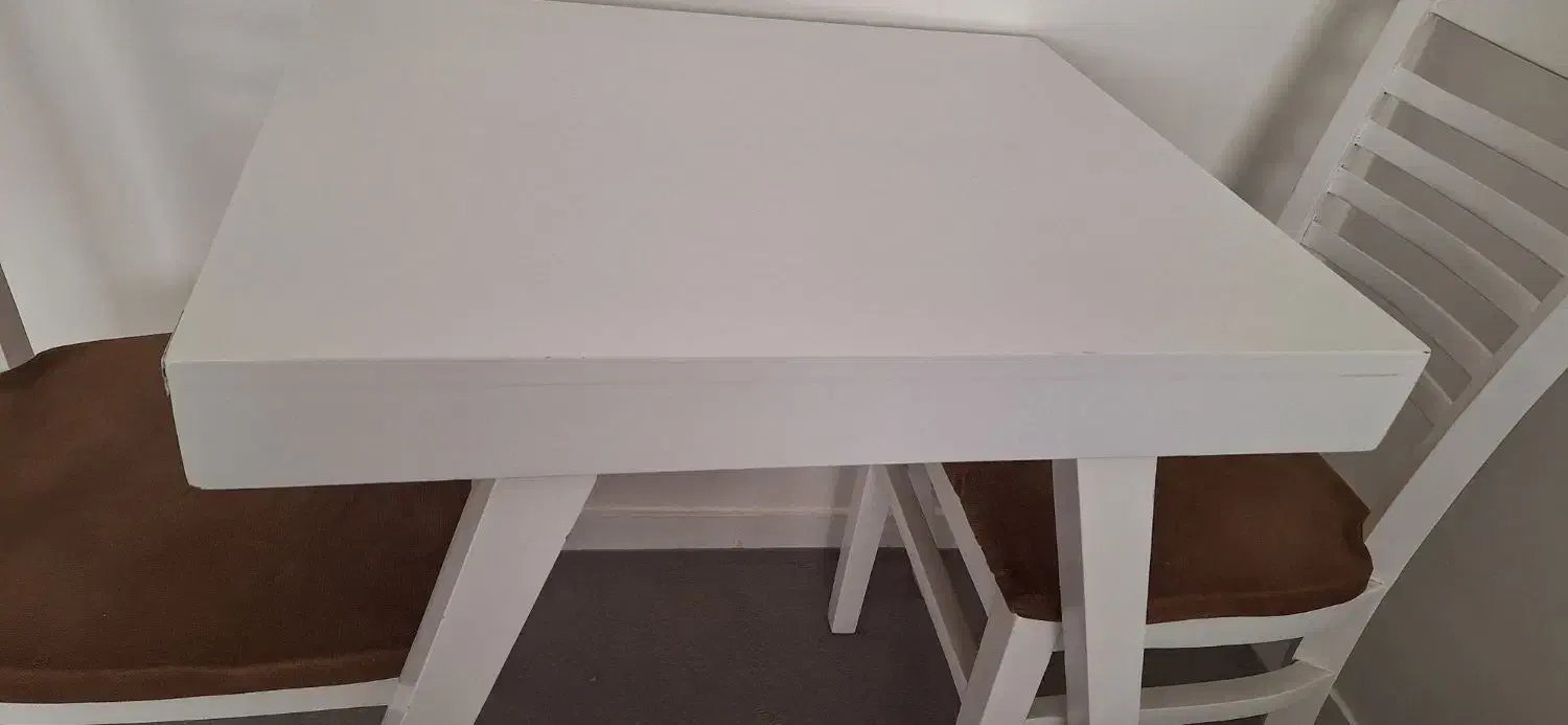 میز صبحانه خوری دو نفره چوب راش|میز و صندلی غذاخوری|همدان, |دیوار