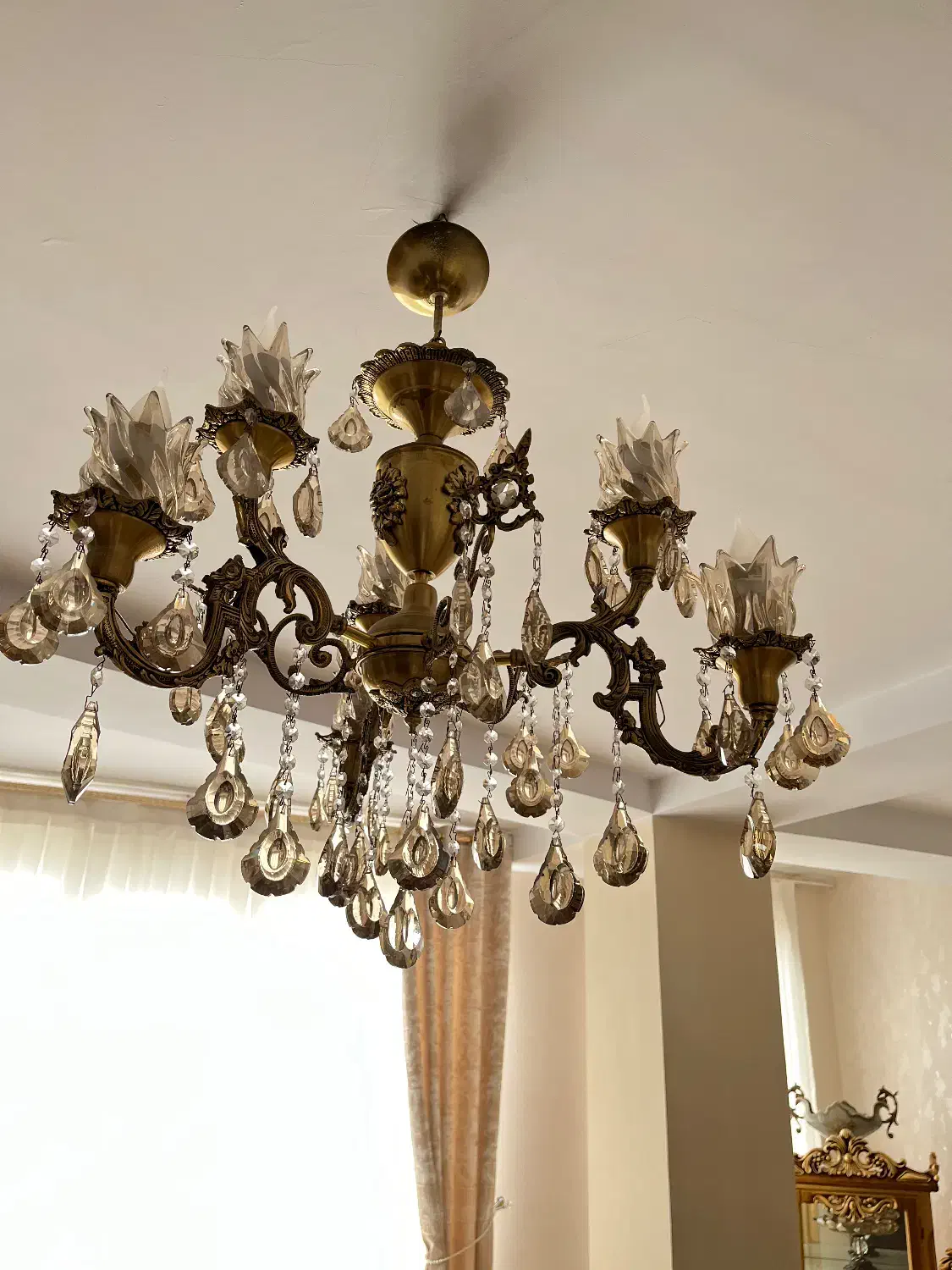 لوستر برنز|لوستر و چراغ آویز|مشکین‌دشت, |دیوار