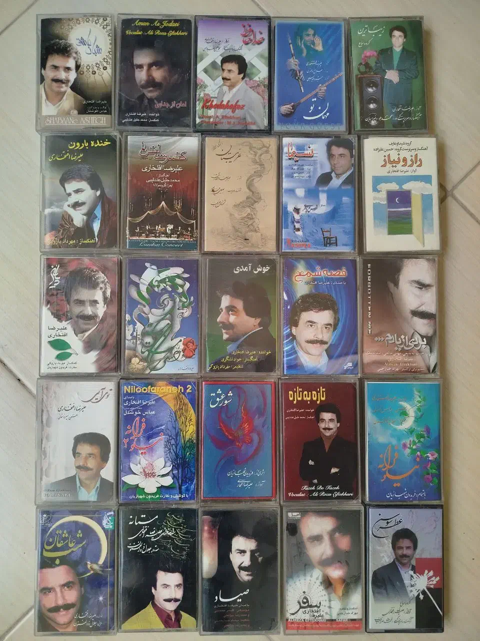 نوار کاست افتخاری  و استاد بنان  و  شهرام ناظری|فیلم و موسیقی|یزد, |دیوار