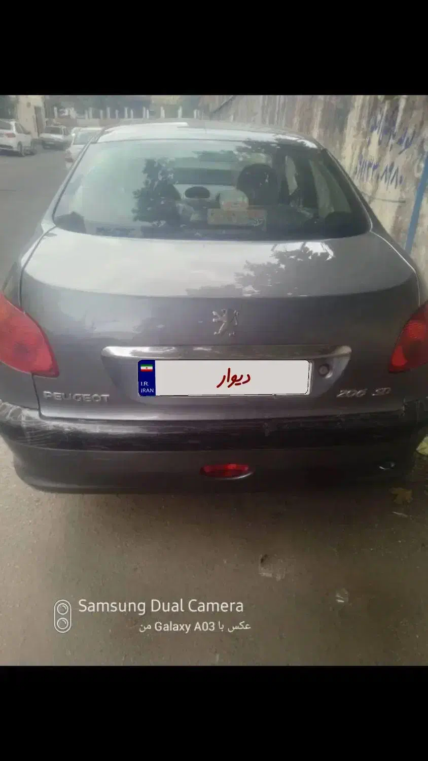 فروش ۲۰۶ اس دی وی ۸|خودرو سواری و وانت|رشت, استقامت ۱|دیوار