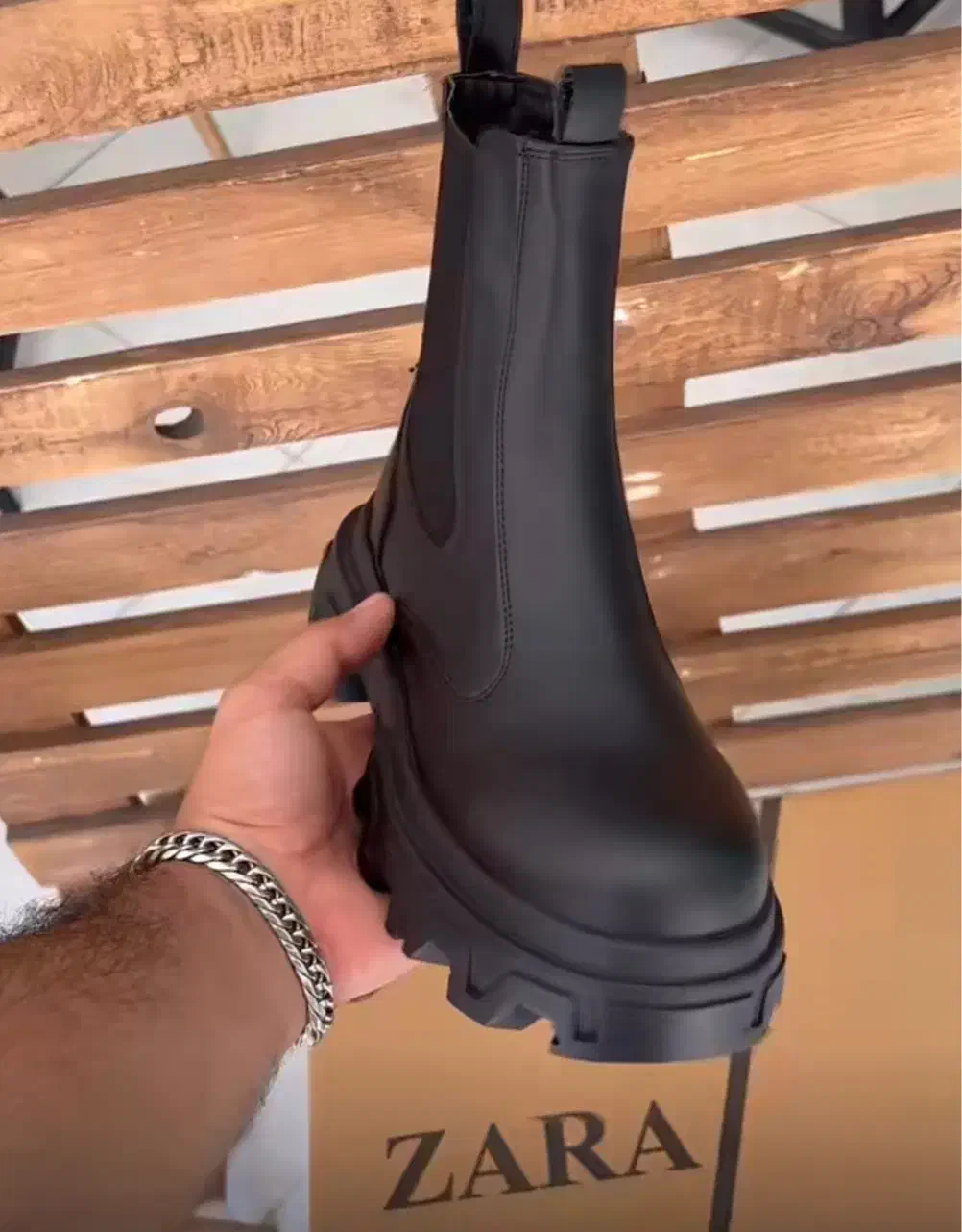 نیم بوت مردانه مدل زارا‌‌|کیف، کفش، کمربند|کلاچای, |دیوار