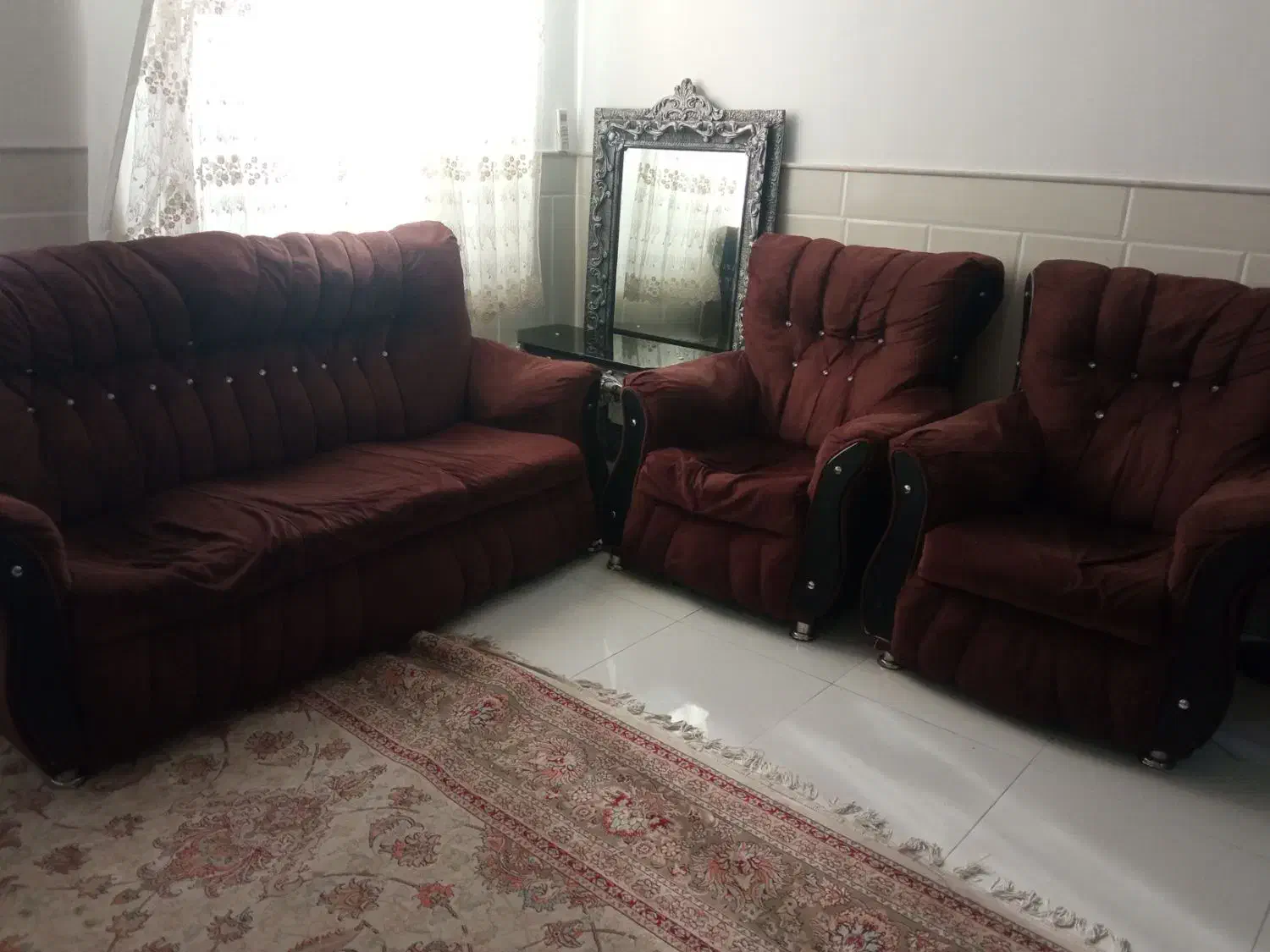 مبل هفت نفره|مبلمان خانگی و میز عسلی|قم, کیوانفر|دیوار