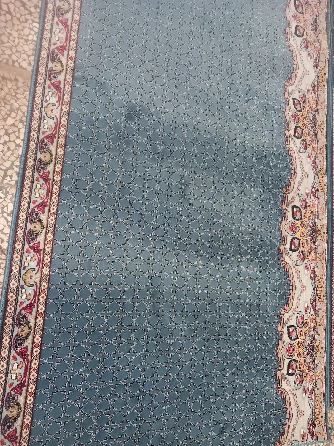 کناره عرض یک ونیم|فرش|آران و بیدگل, |دیوار