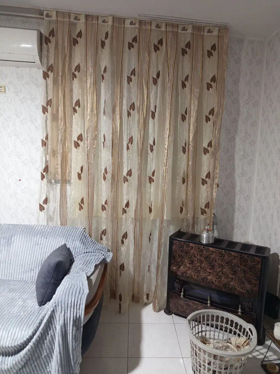 پرده زیاد استفاده نشده|پرده، رانر، رومیزی|آستارا, |دیوار