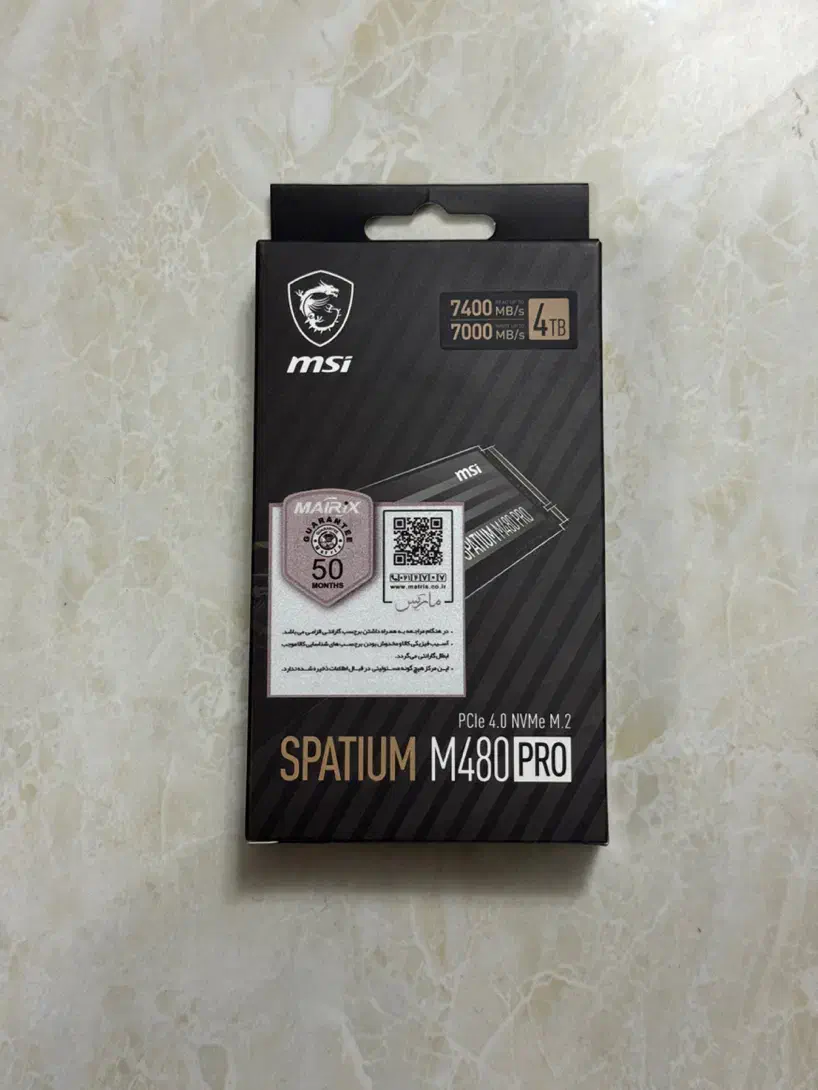 Msi 480 pro 4TB|قطعات و لوازم جانبی رایانه|قم, دورشهر|دیوار