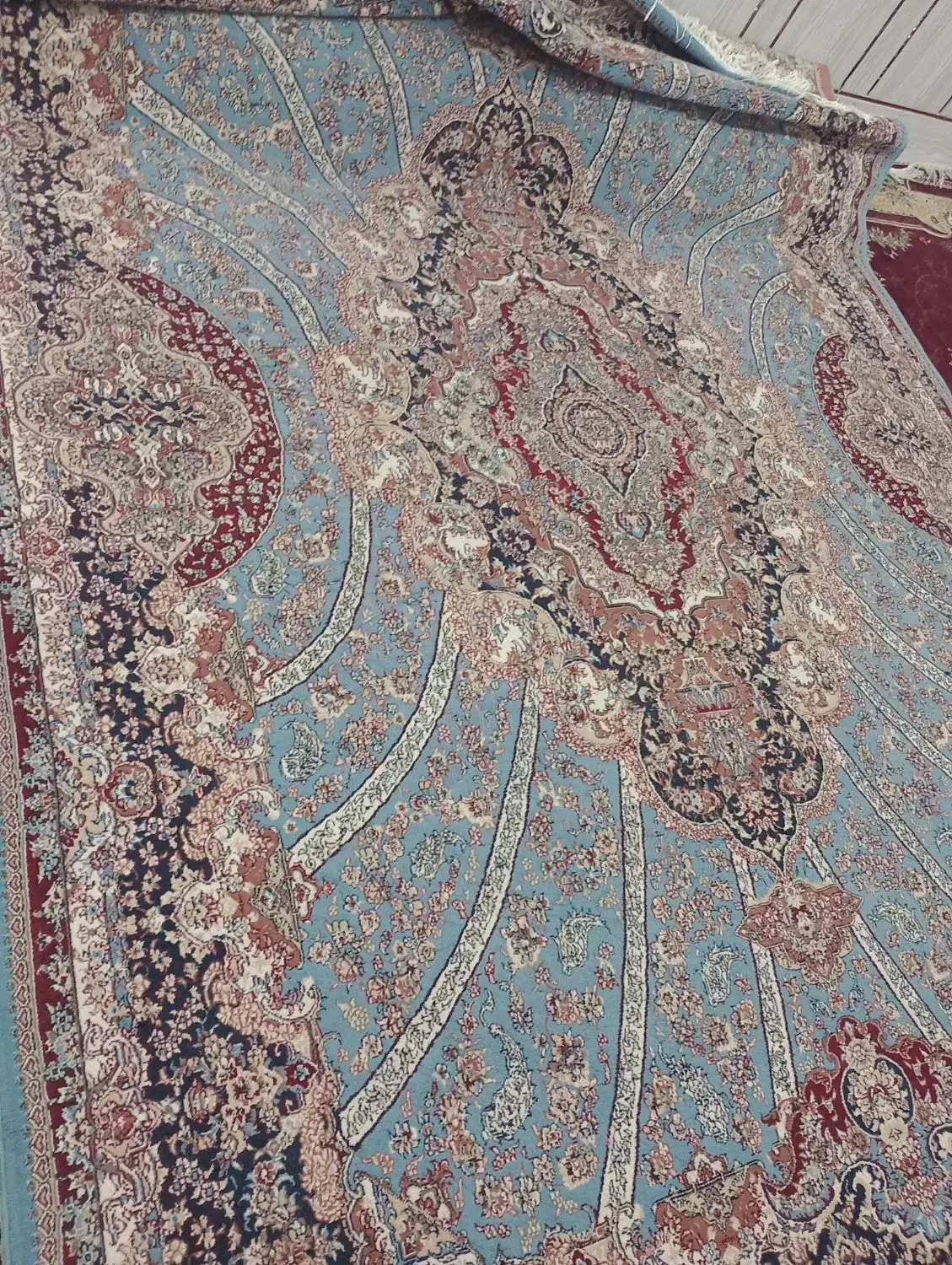 فروش فرش700اکرلیک فیروزه ای|فرش|زاهدان, |دیوار