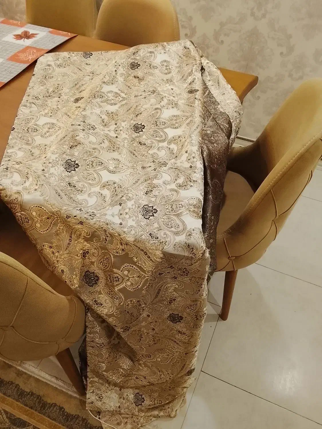 والن پرده|پرده، رانر، رومیزی|کرج, عظیمیه|دیوار