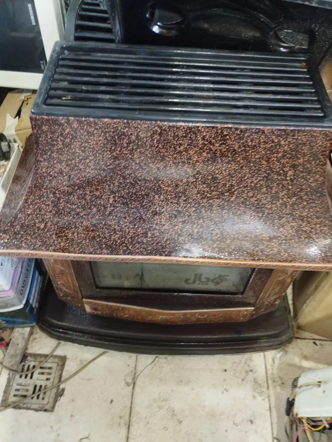 بخاری گازی شومینه کوپال بسیار تمیز|بخاری، هیتر، شومینه|فولادشهر, C5|دیوار