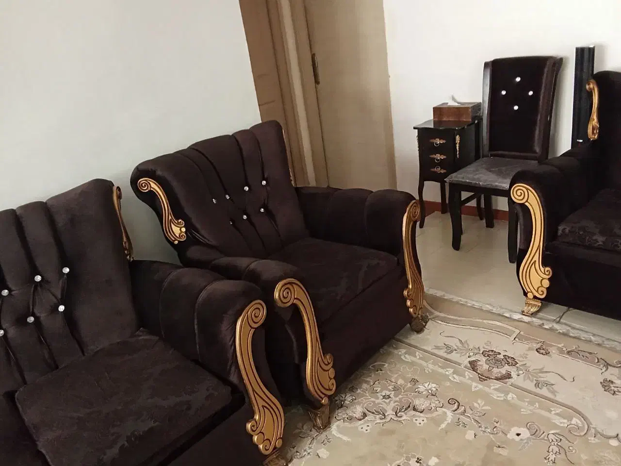 مبل راحتی ۷ نفره|مبلمان خانگی و میز عسلی|محمدیه-قزوین, |دیوار