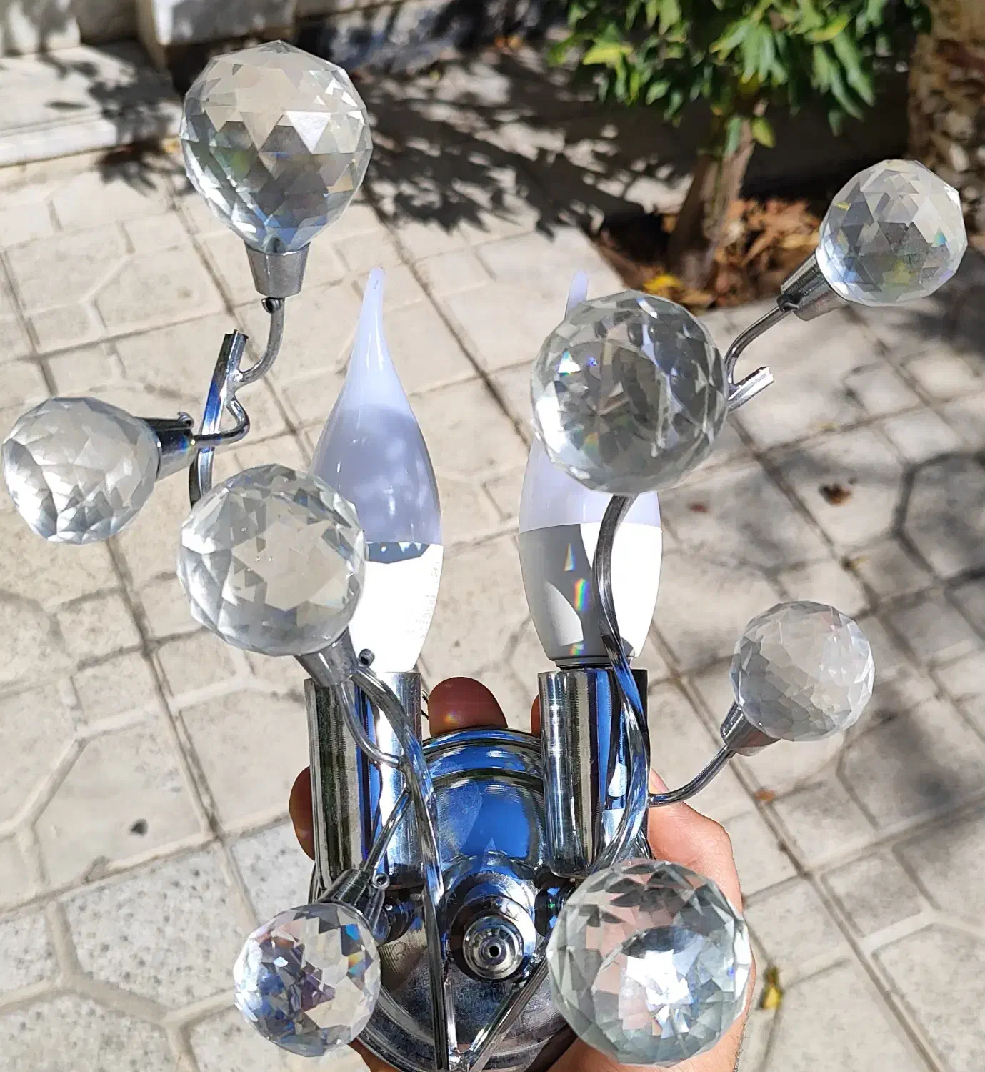 لوستر|لوستر و چراغ آویز|شیراز, زرهی|دیوار