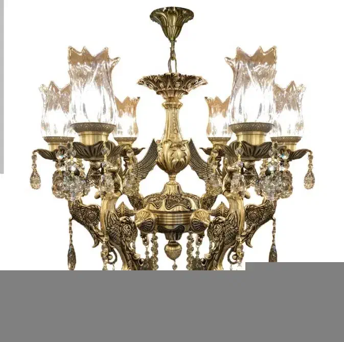 لوستر 6 شعله و 3 شعله سلطنتی نو آکبند|لوستر و چراغ آویز|تربت جام, والفجر|دیوار