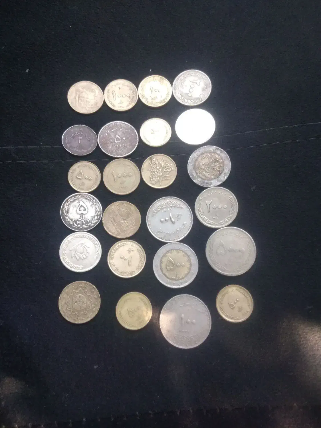 تعدادی سکه اسکناس وسنگ|کلکسیون سکه، تمبر، اسکناس|بیرجند, |دیوار