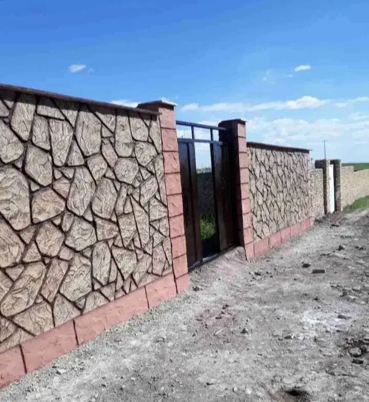 طرح سنگ صخره ای سیمانی|خدمات پیشه و مهارت|محمدیه-قزوین, |دیوار