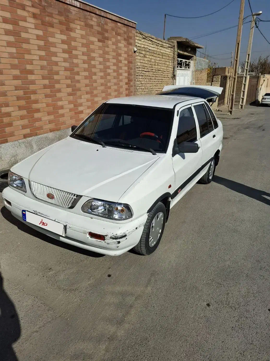 پراید ۱۴۱ رنگ سفید بدون رنگ شاسی عقب و جلو پلمپ|خودرو سواری و وانت|فولادشهر, زاینده رود|دیوار