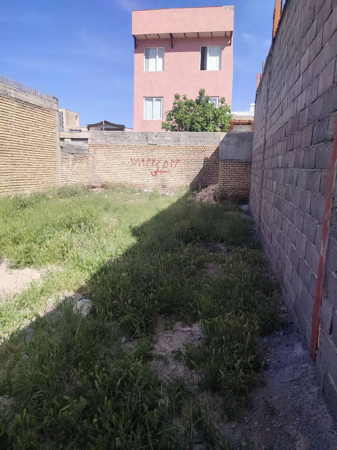 زمین156متر کرناچی کوچه 135شمالی وسط کوچه صندوقی|فروش زمین و ملک کلنگی|کرمانشاه, |دیوار