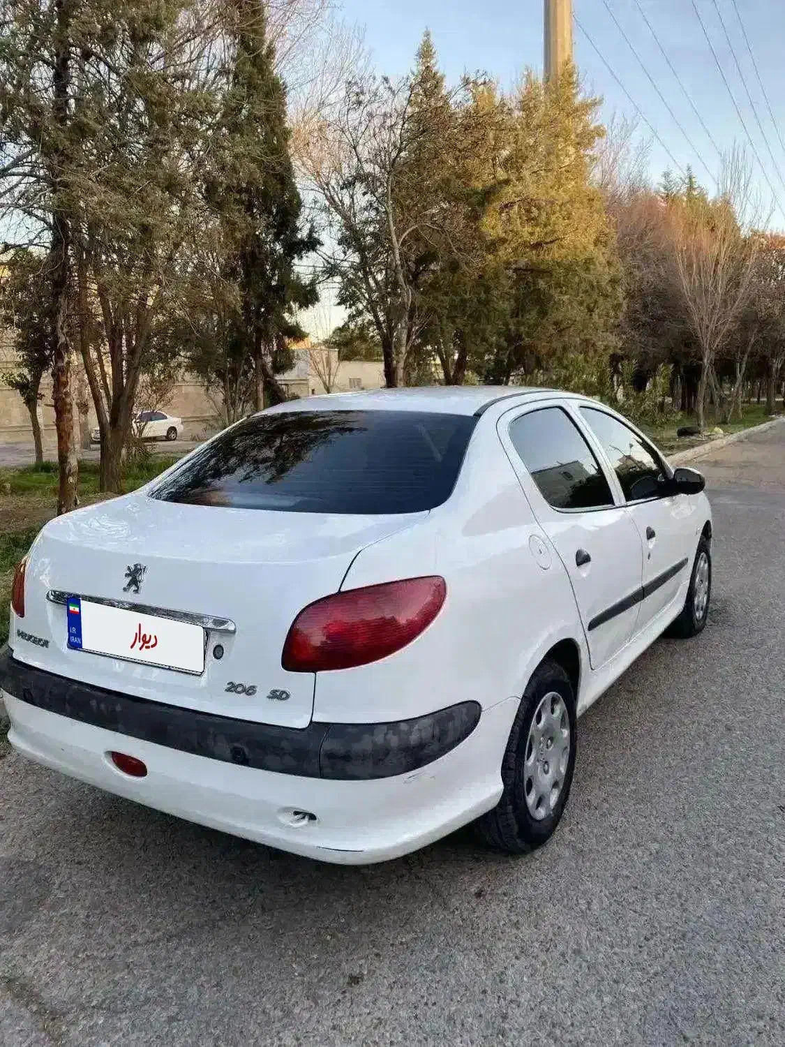 پژو ۲۰۶ sd V8|خودرو سواری و وانت|شیراز, پودنک|دیوار