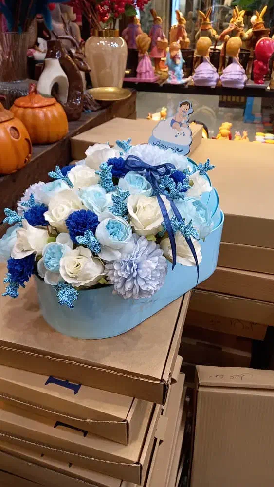 باکس گل هدیه|گل مصنوعی|آفتاب, |دیوار