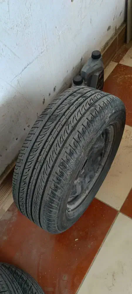 چهارحلقه رینگ و لاستیک پژو و سمند|قطعات یدکی و لوازم جانبی|بندر گناوه, |دیوار