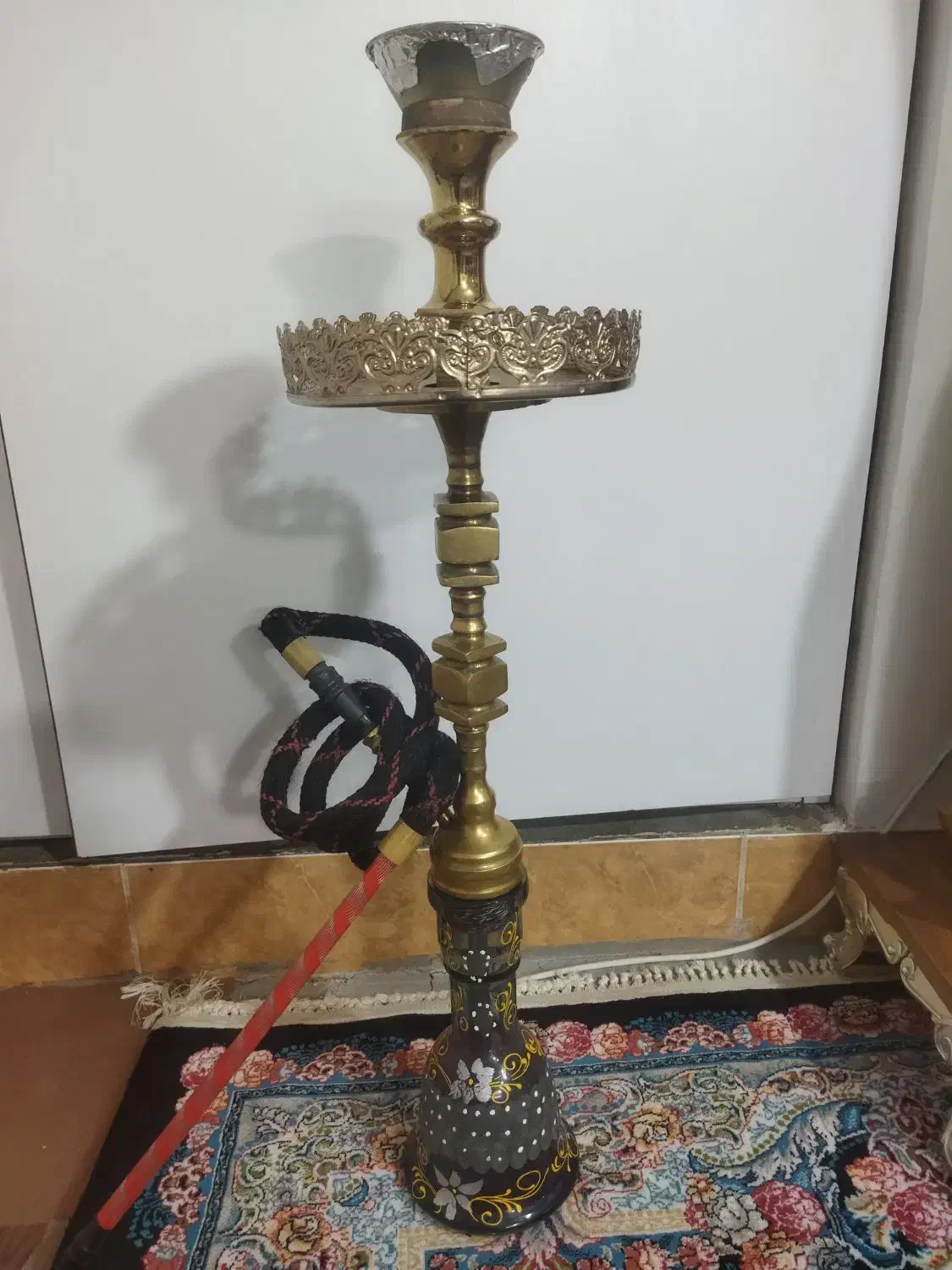 قلیان برنجی|کلکسیون و سرگرمی|تویسرکان, |دیوار