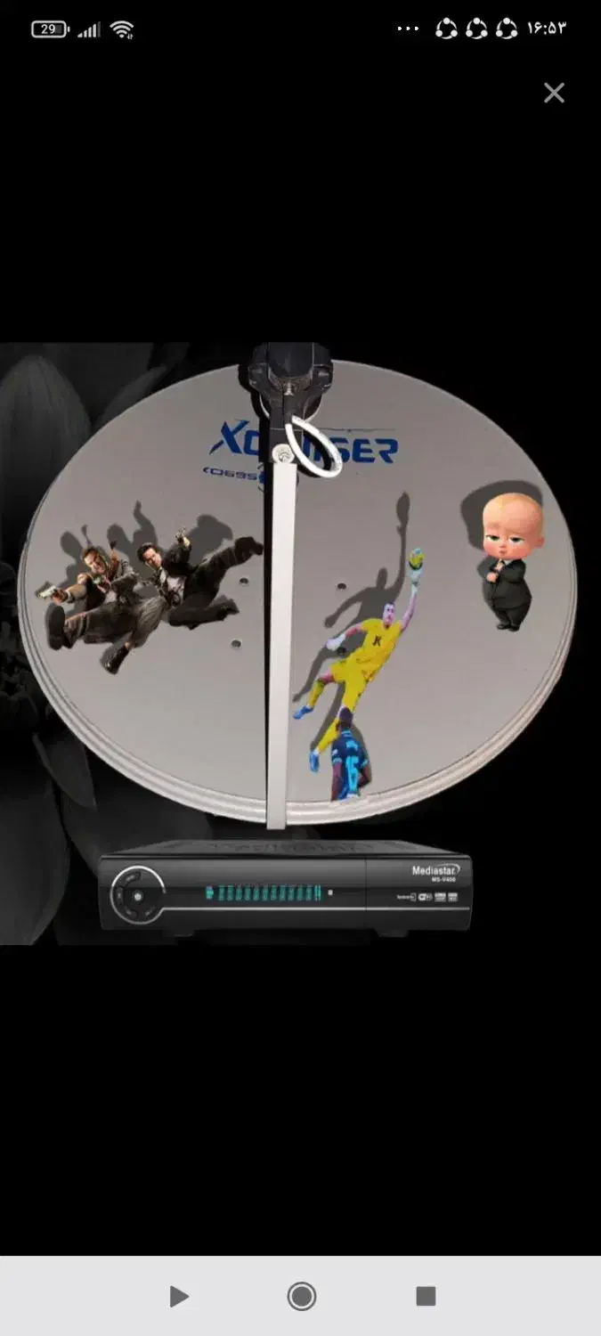 نصب انواع آنتن های ثابت گردون و هوایی|خدمات پیشه و مهارت|همدان, |دیوار