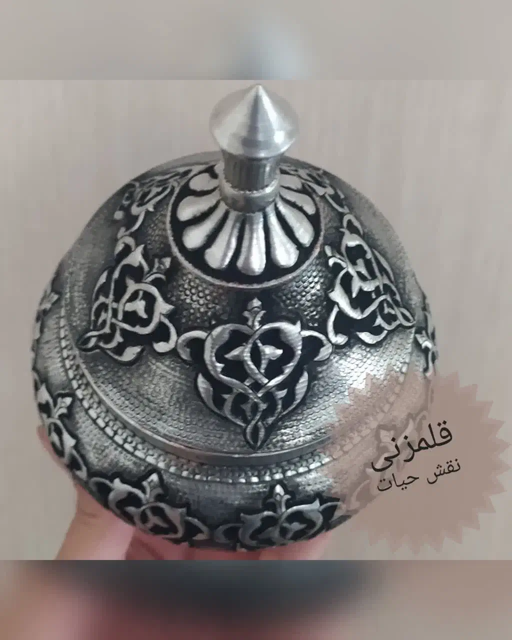 قلمزنی نقش حیات دکوری مس برنج|صنایع دستی و سایر لوازم تزئینی|محلات, |دیوار