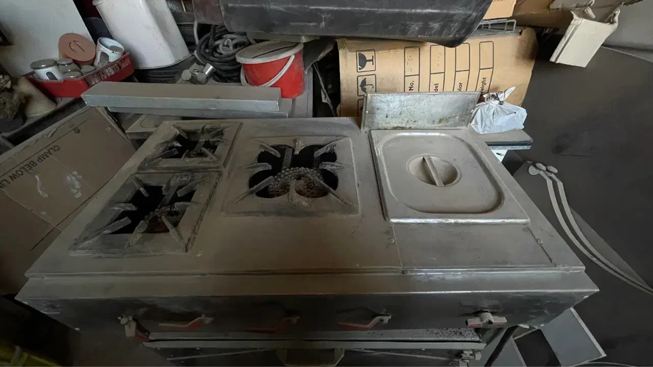 گاز با فر و سرخ کن مناسب کافهوصبحانهای وفرپیتزا|کافیشاپ و رستوران|کرمان, |دیوار